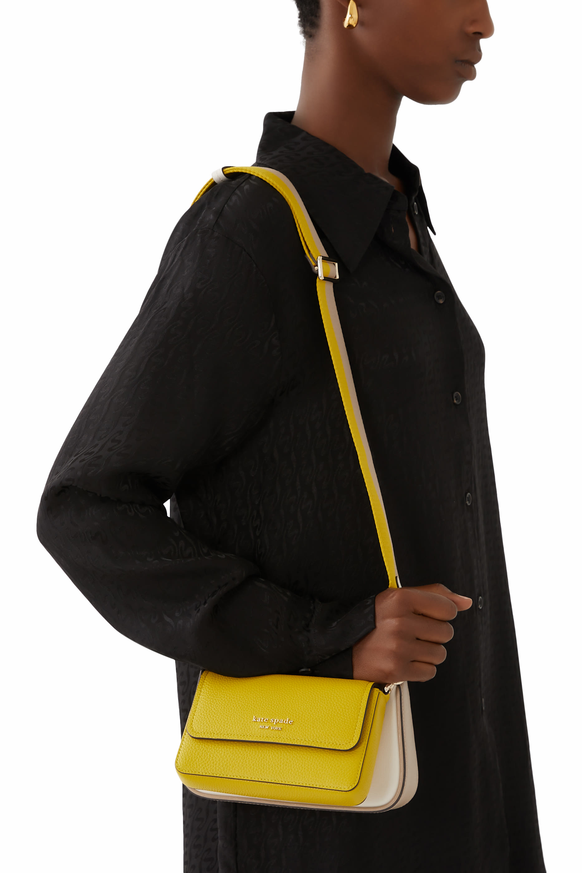 حقيبة كروس مزدوجة جلد