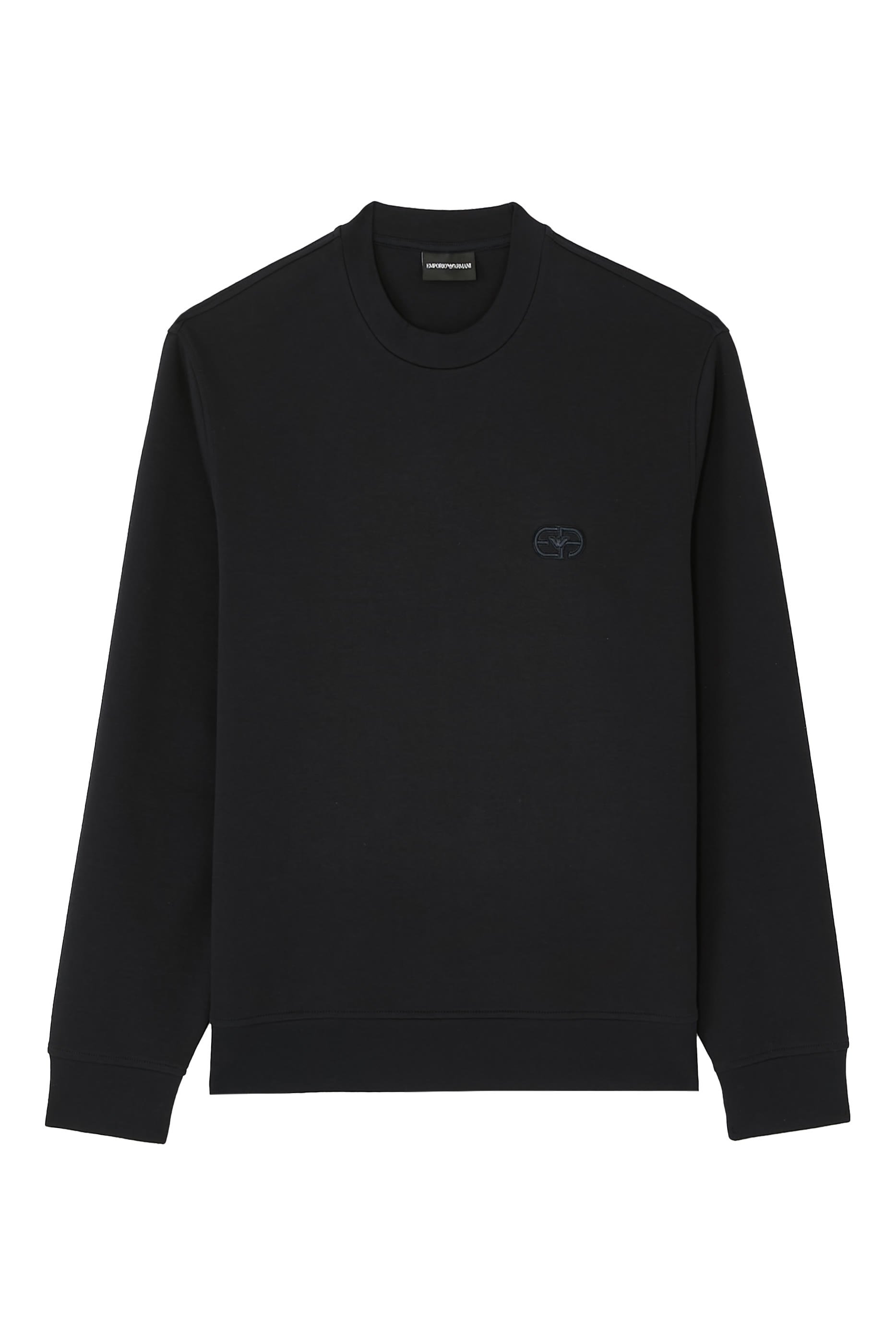 سويت شيرت بتطريز شعار الماركة جيرسيه مزدوج