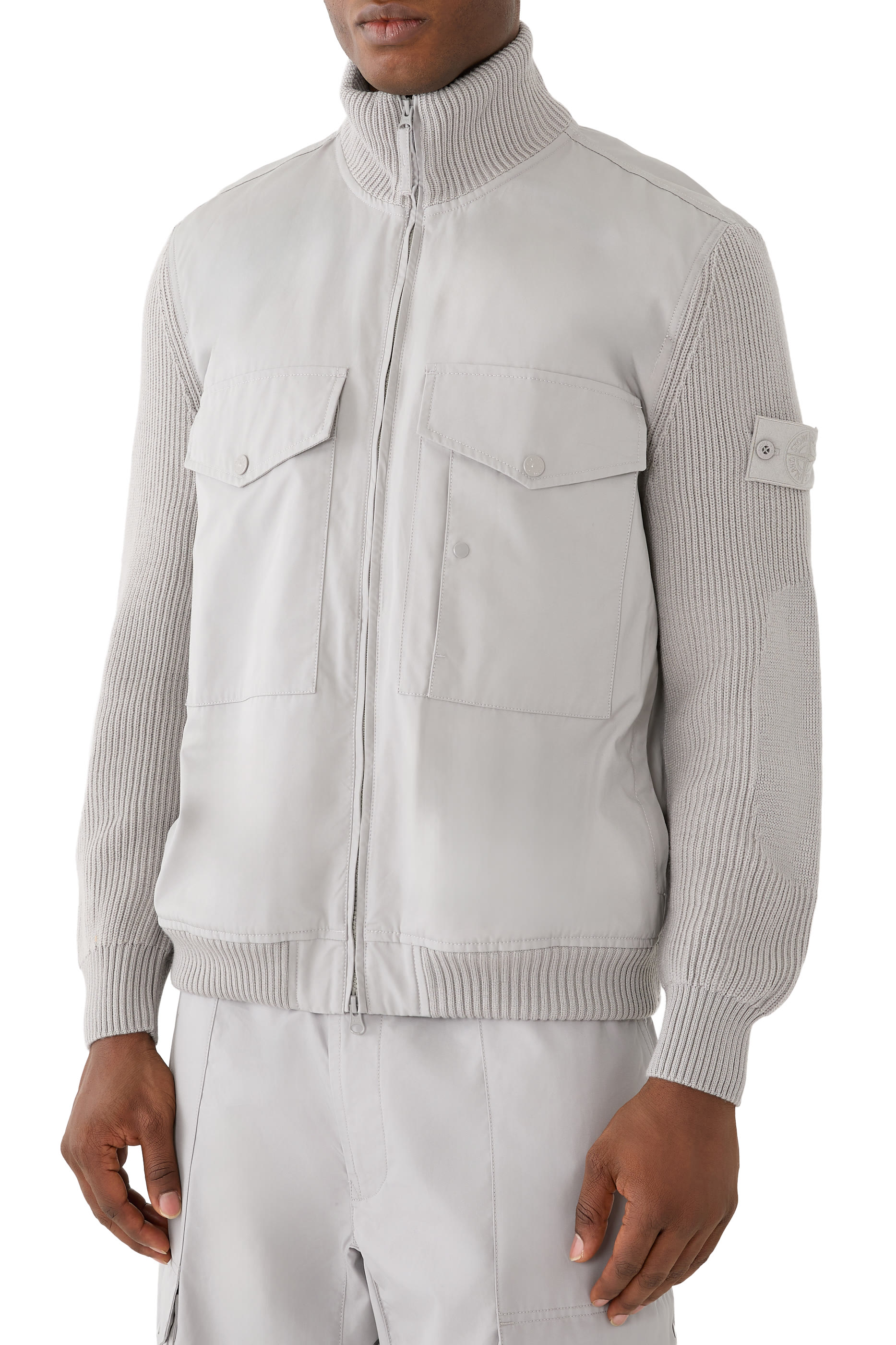 جاكيت اس. اي جوست قماش قنب قطني مقاوم للرياح