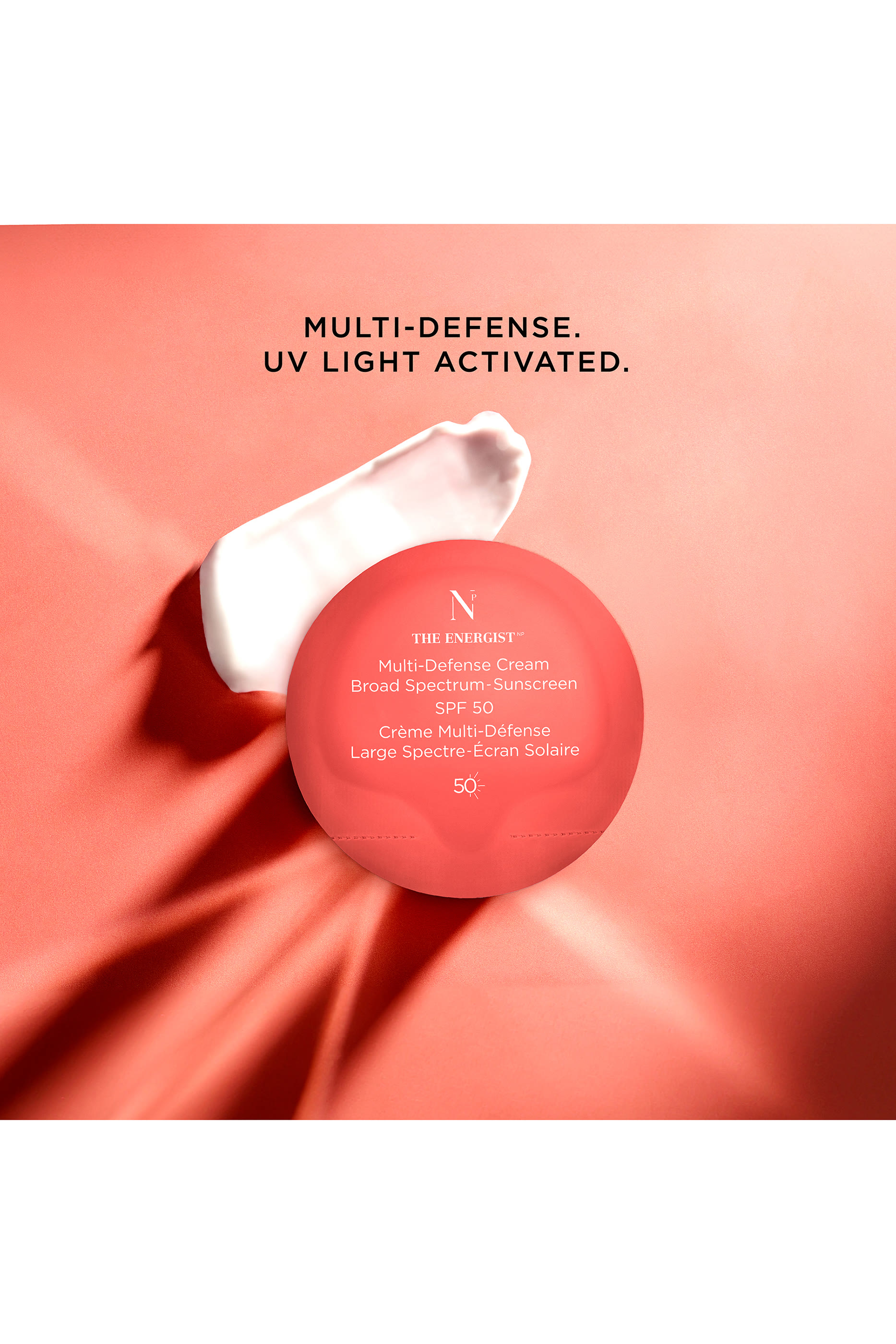 عبوة إعادة ملء كريم اينرجيست مالتي ديفنس بعامل حماية SPF50