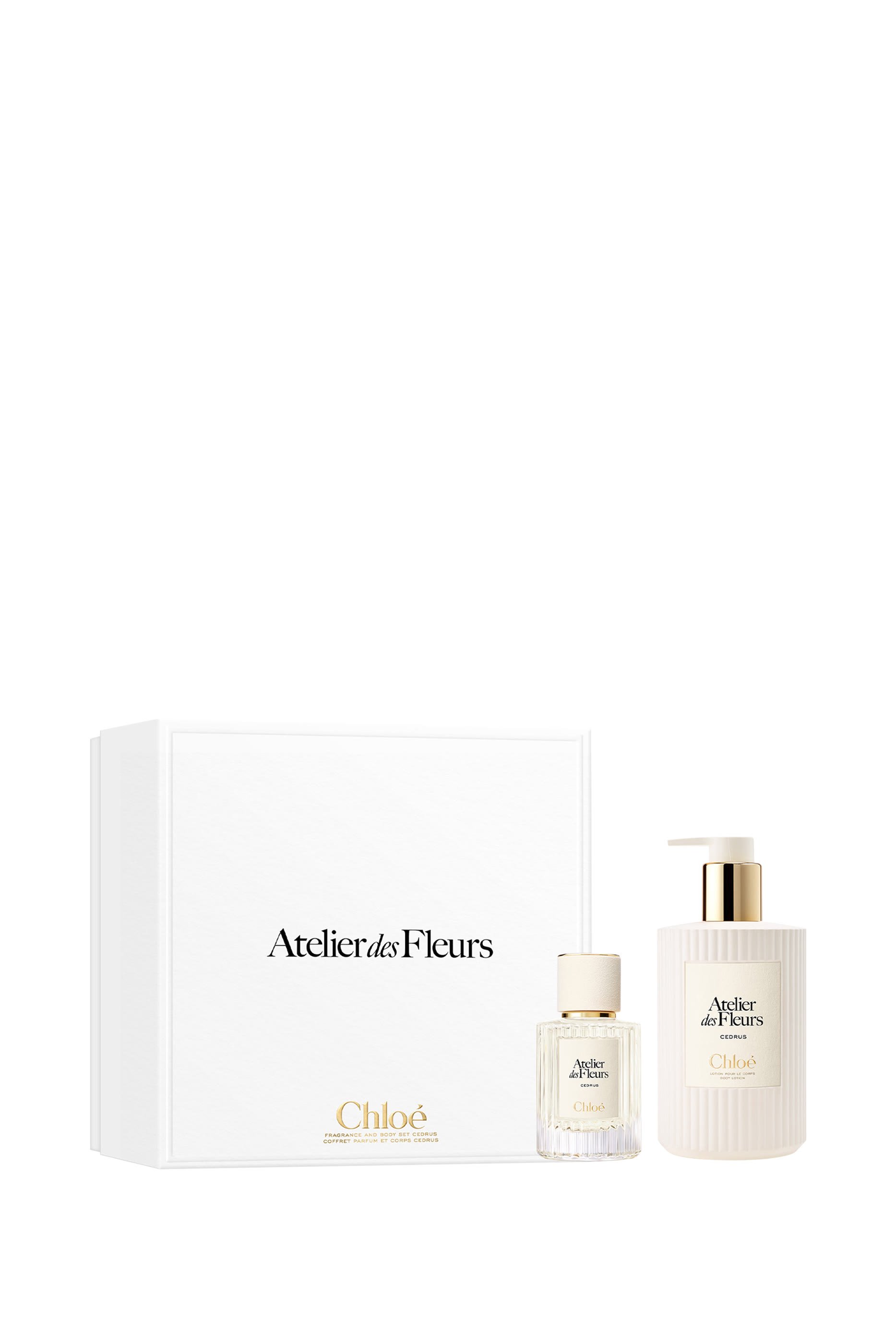مجموعة هدايا أو دو بارفان أتولييه دي فلور سيدروس ولوشن للجسم