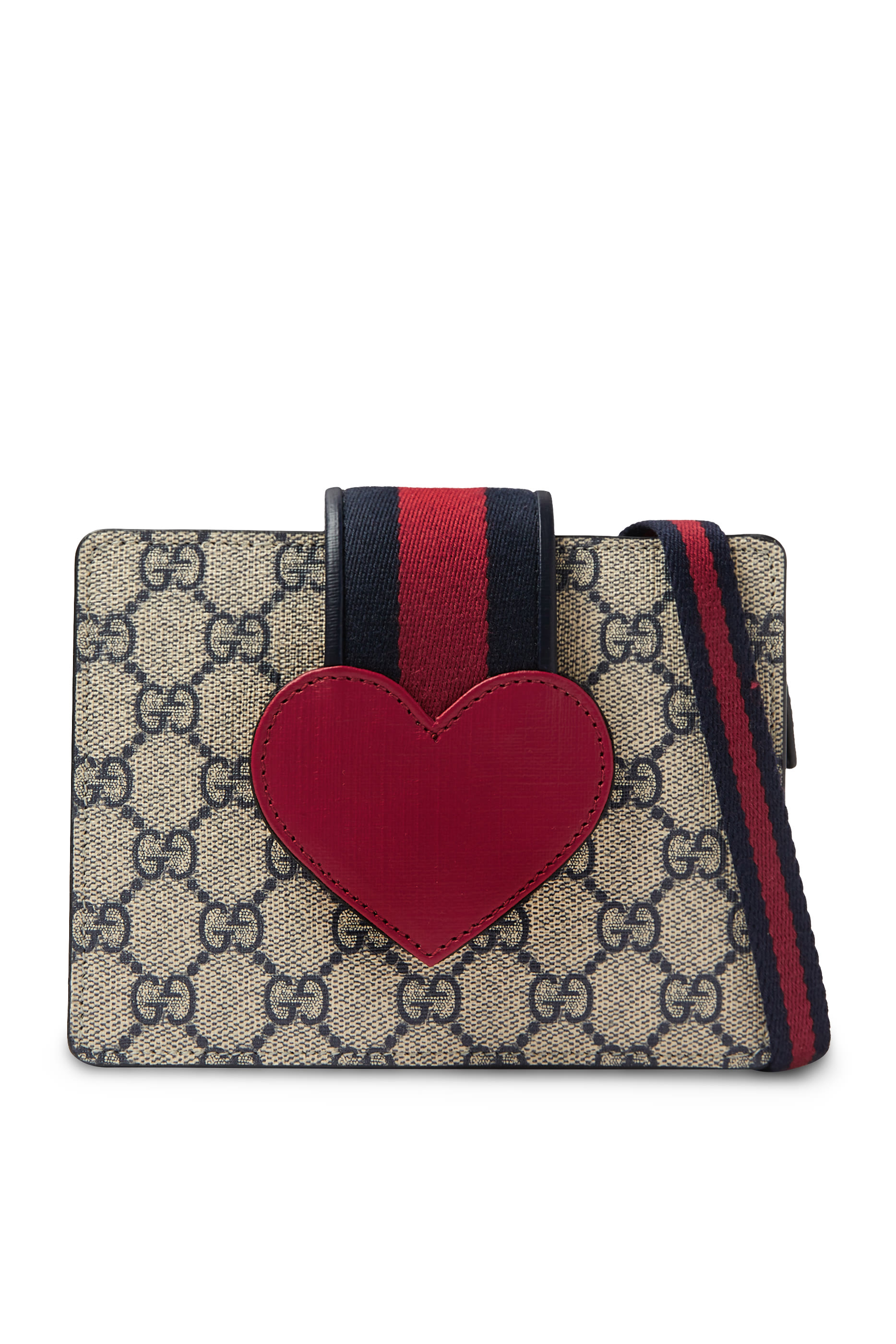 حقيبة يد مزينة بقلب وشعار حرفي الماركة للأطفال