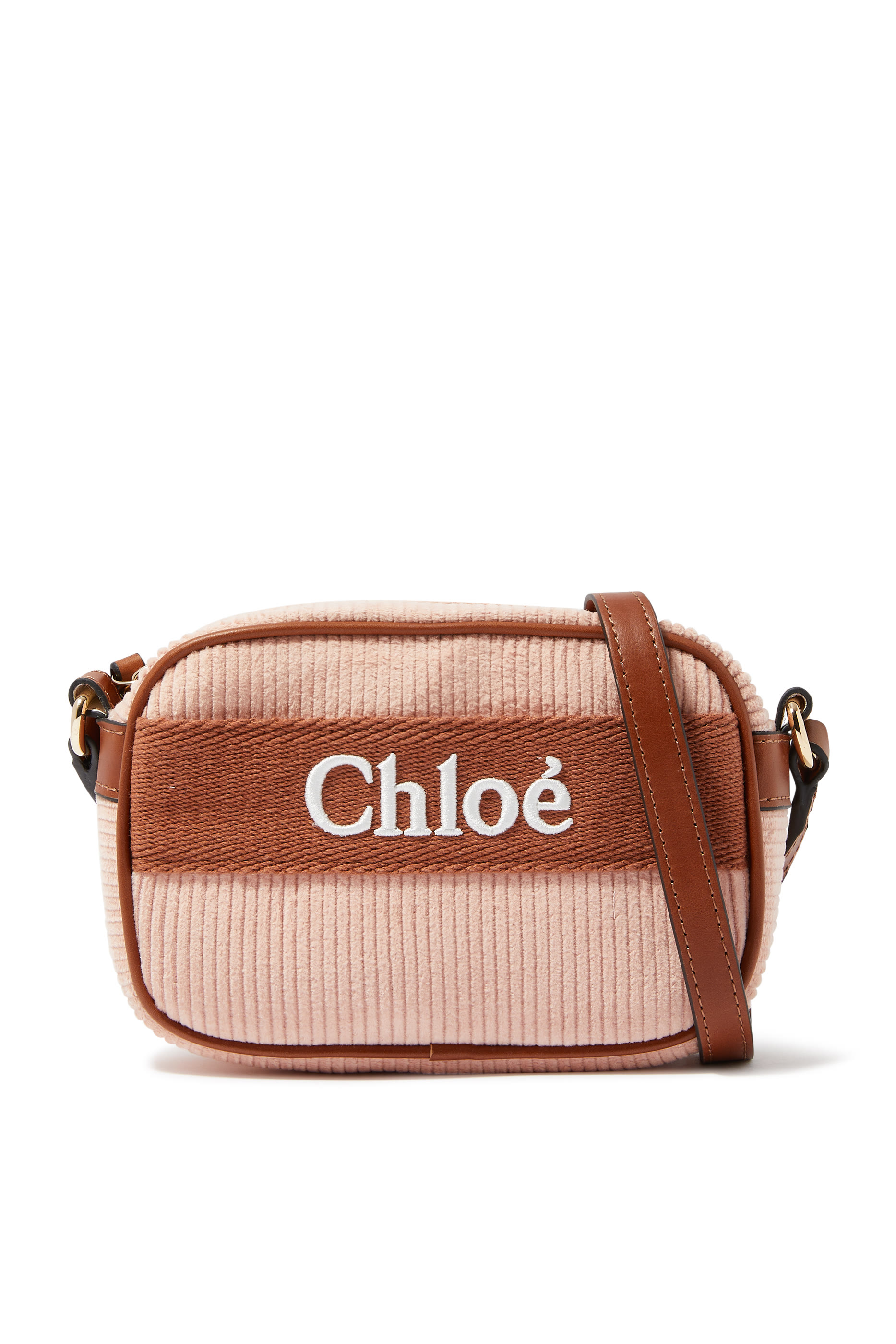 حقيبة كتف بشعار الماركة للأطفال