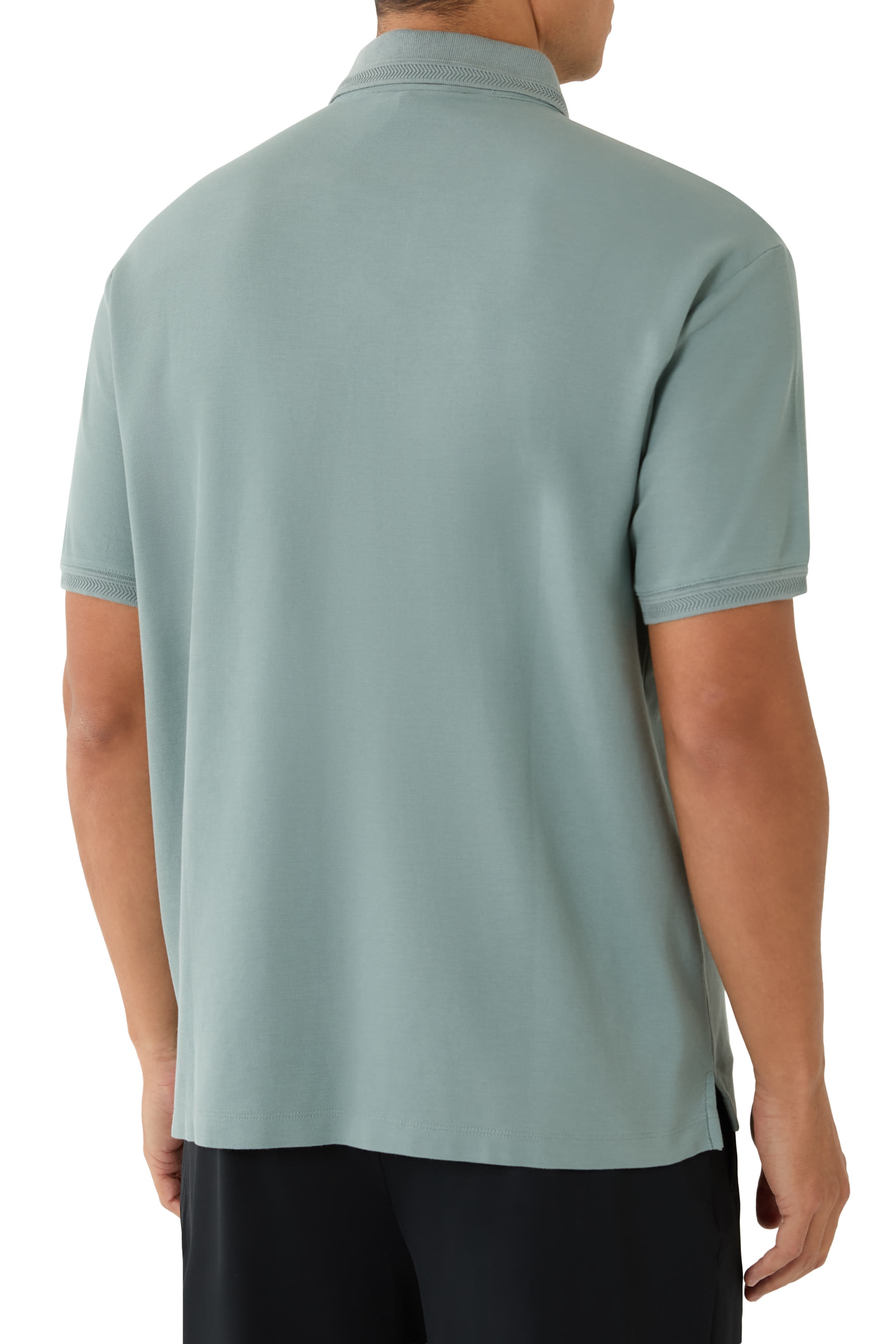 قميص بولو برقعة شعار الماركة جيرسيه