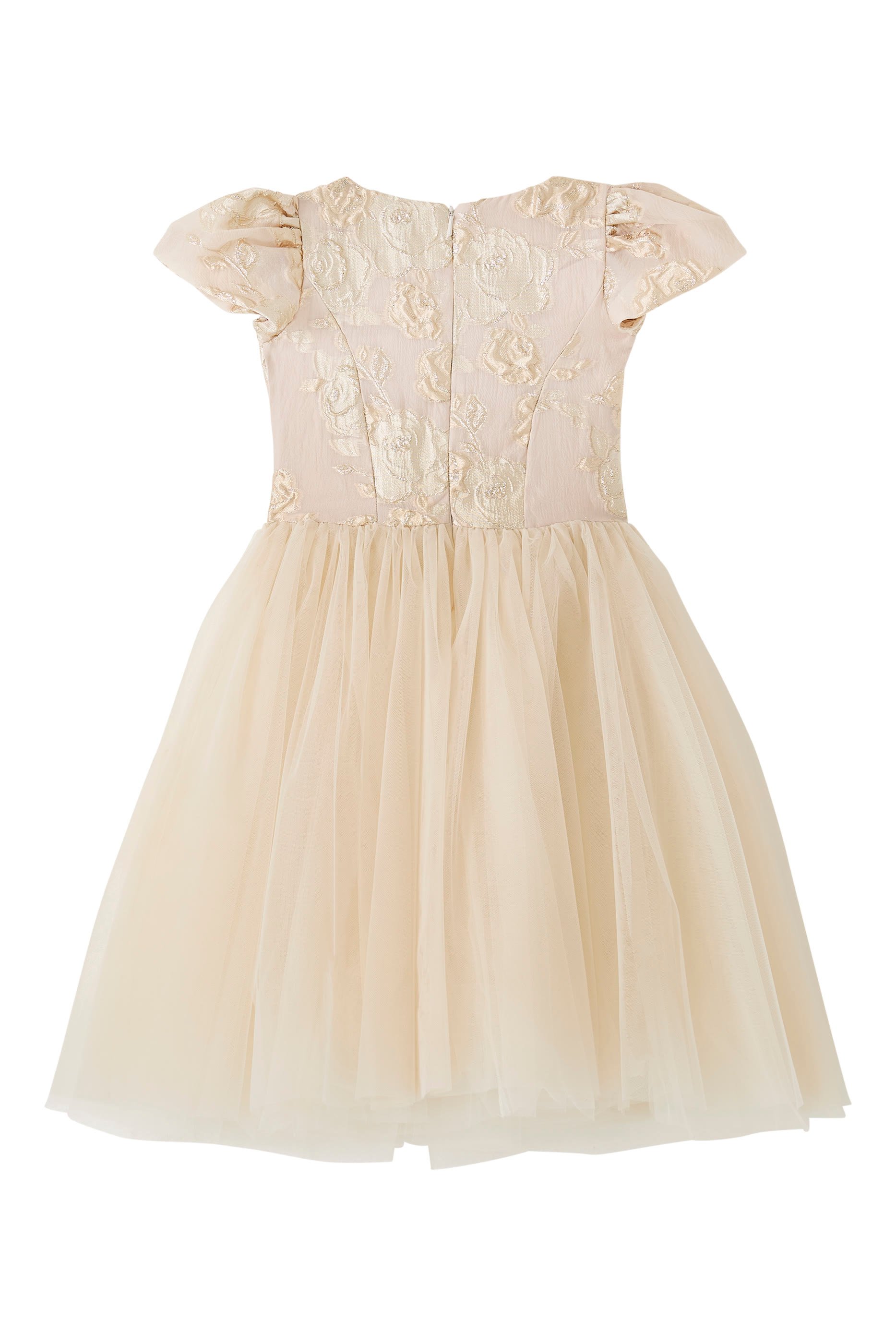 فستان برانسس بنقشة ورود جاكار