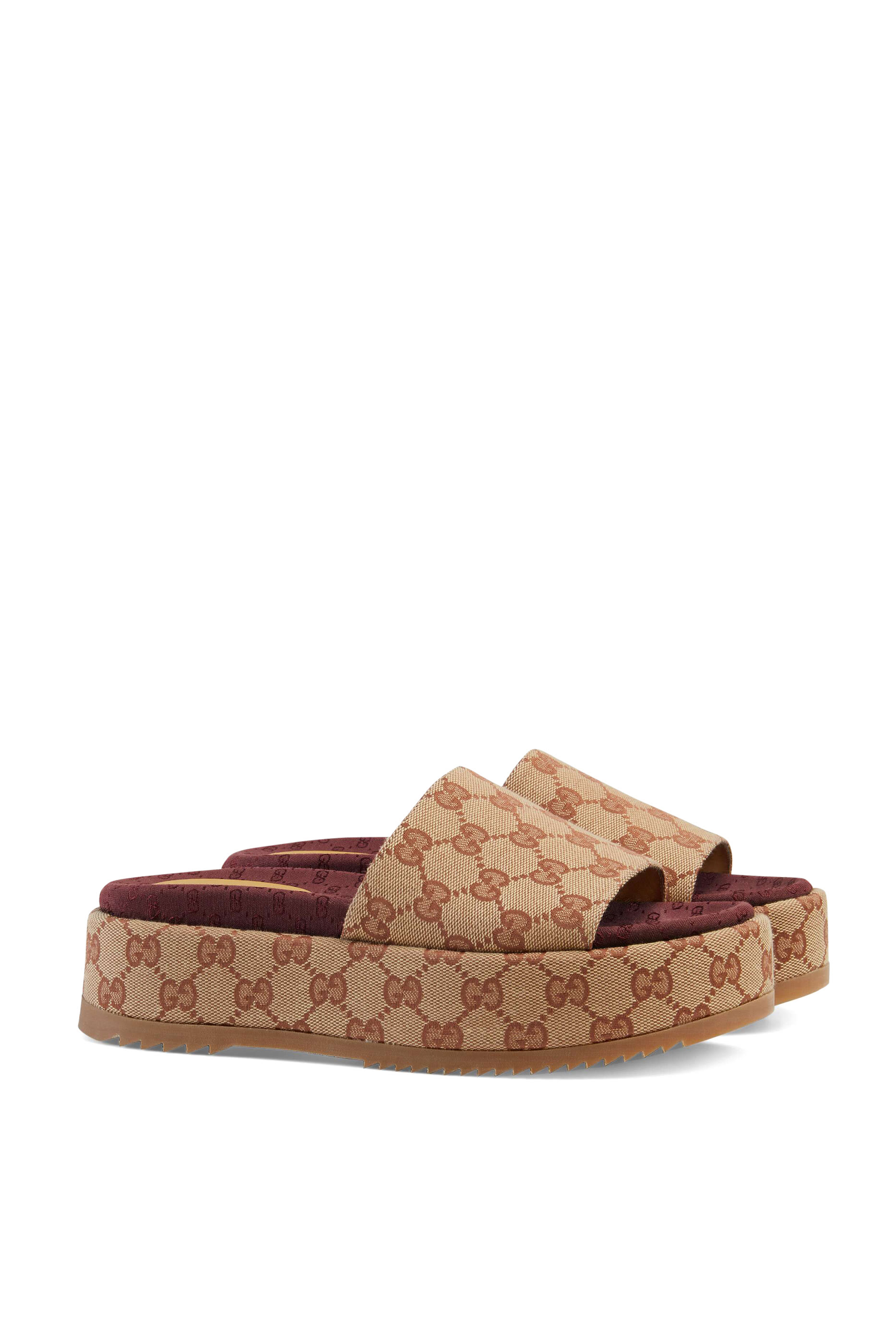 حذاء مفتوح بشعار GG