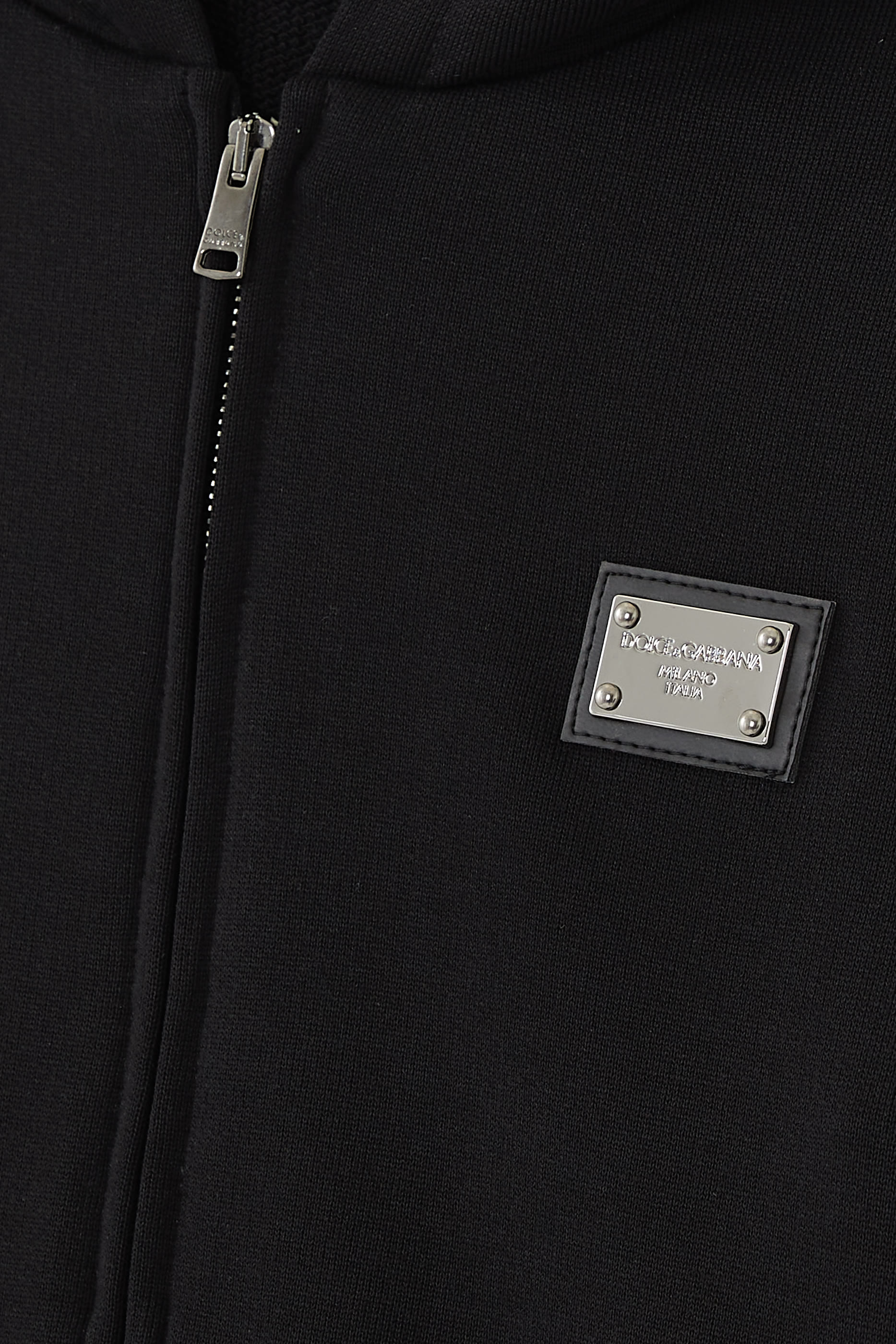 هودي للأطفال بسحاب وحلية بشعار الماركة