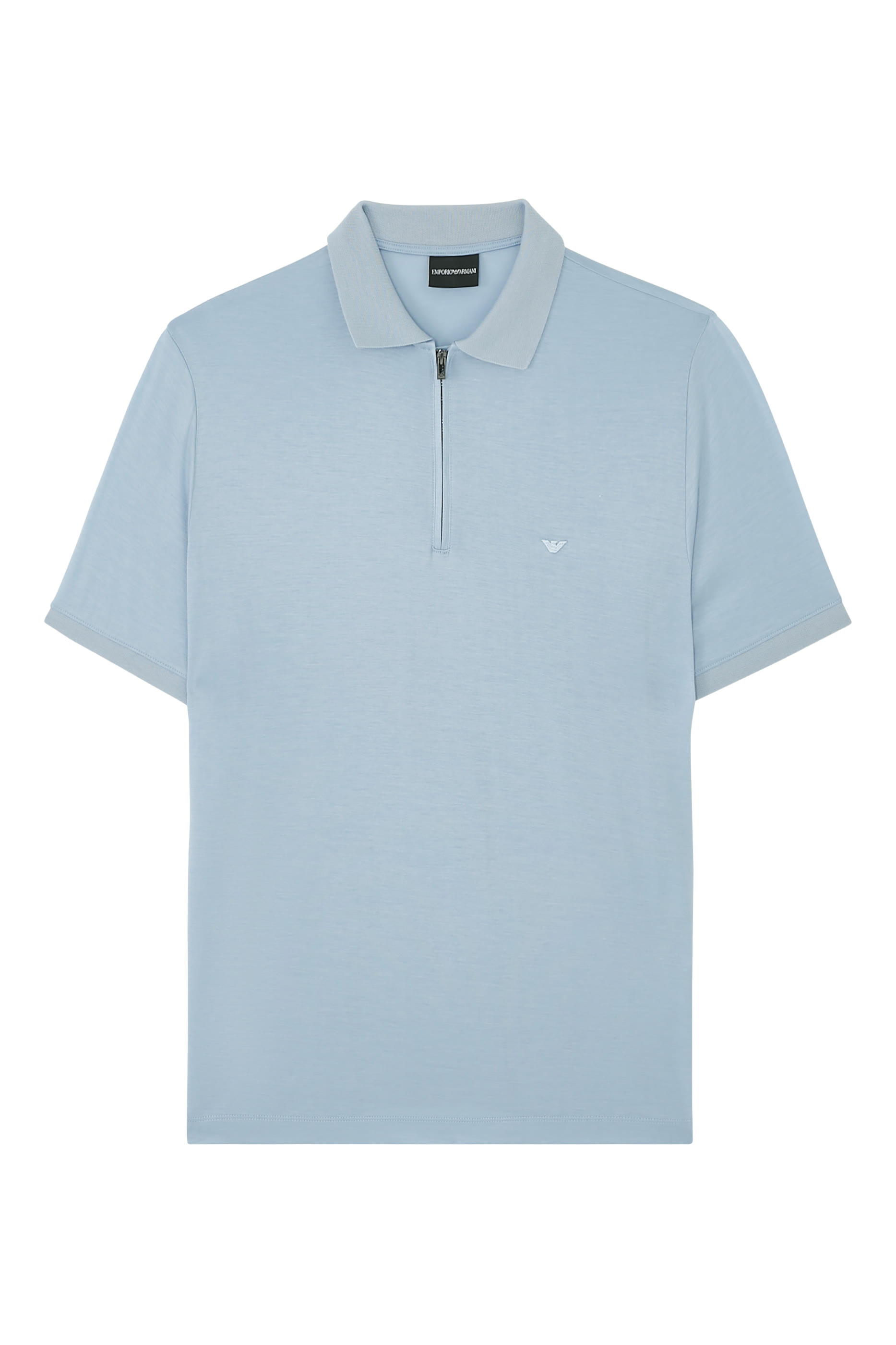 قميص بولو بنصف سحاب