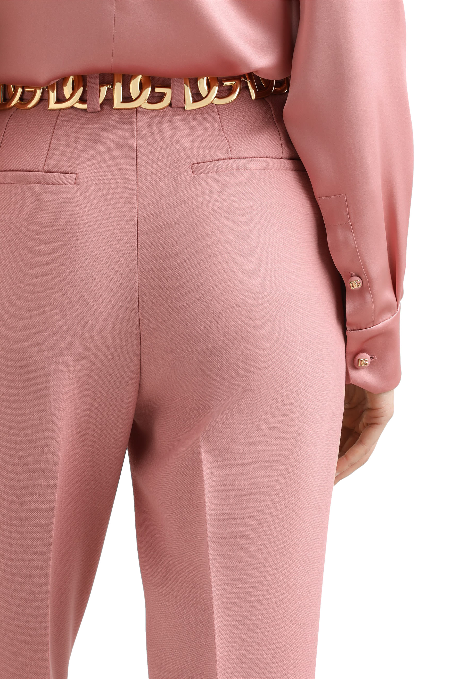 بلوزة بياقة مطوية حرير ستان