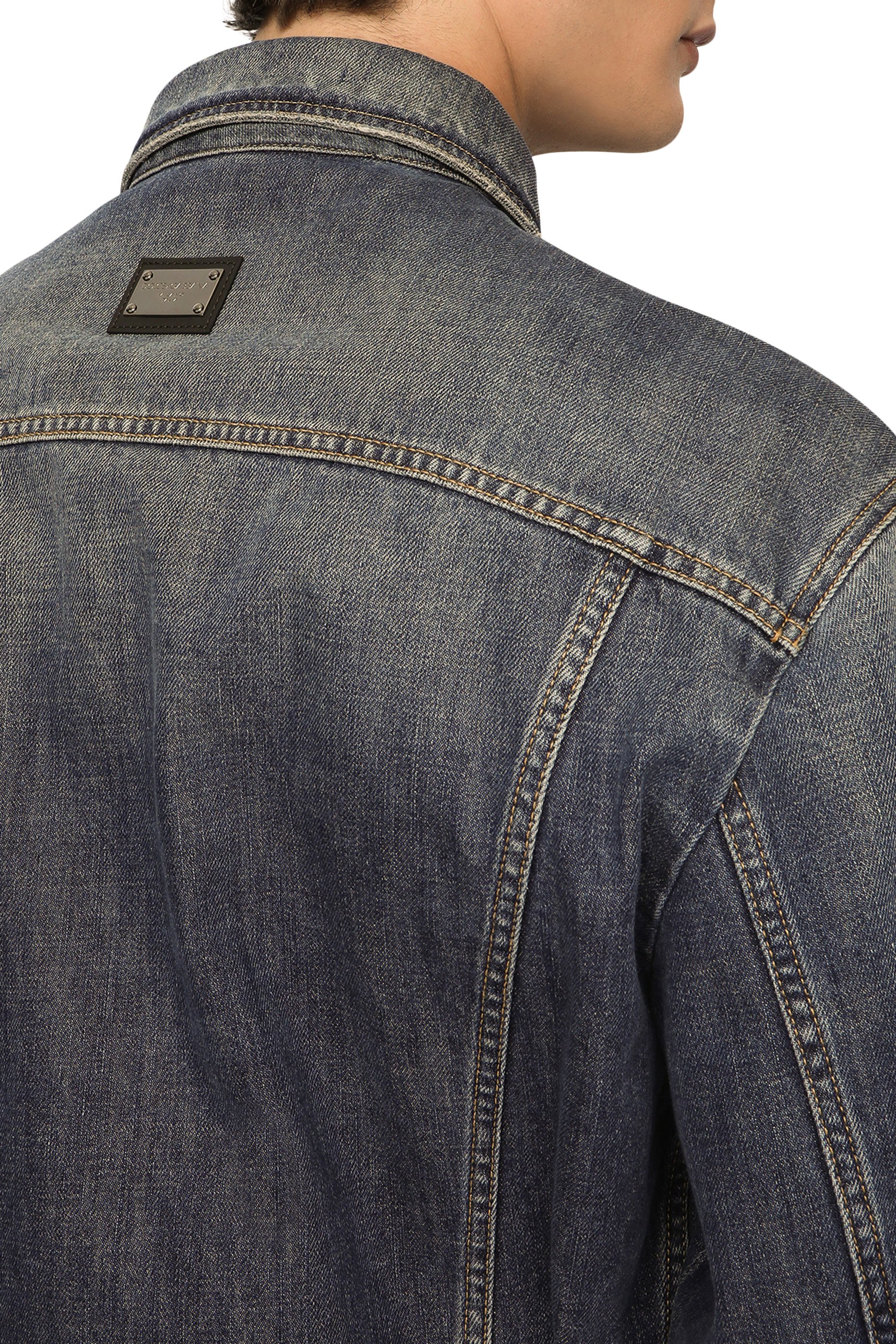 جاكيت دنيم مطاطي