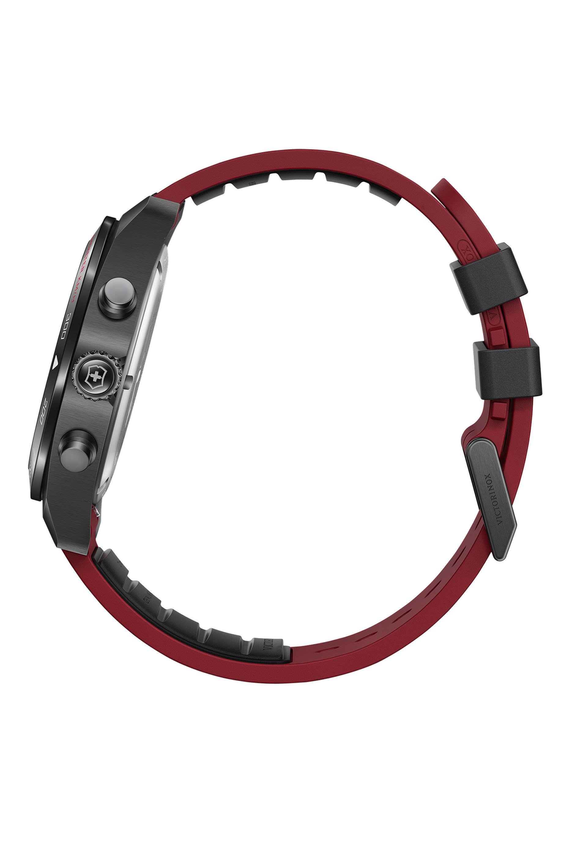 ساعة كرونوغراف سويس ارمي، ستانلس ستيل ومطاط