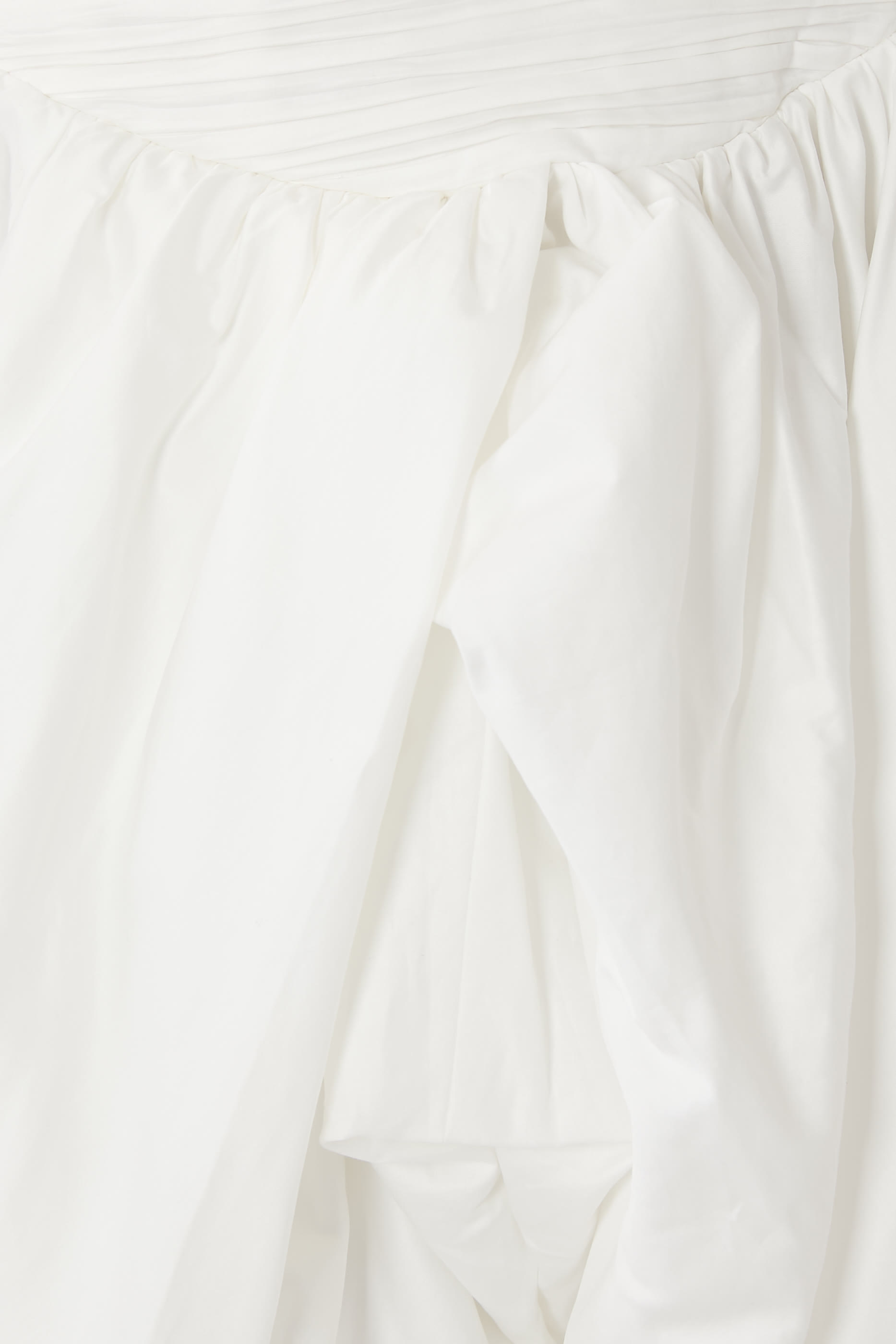 فستان فيوليت طويل بحافة منفوخة