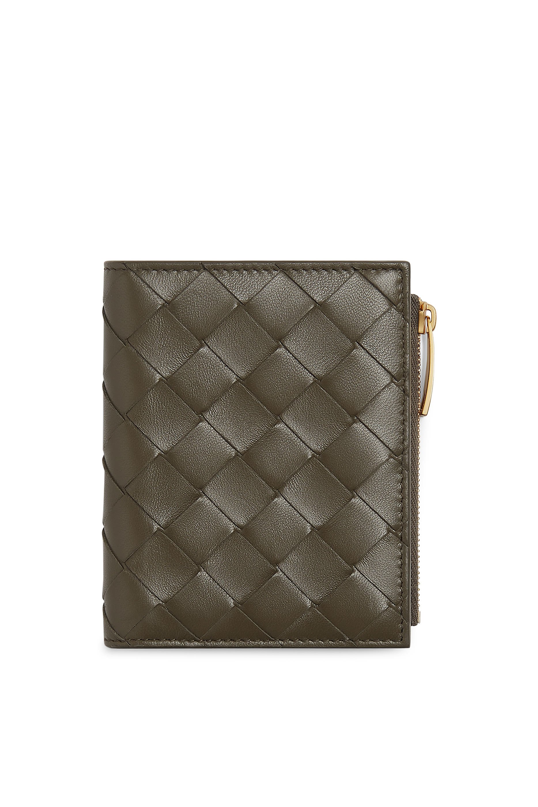 محفظة ثنائية الطي بالتصميم المجدول