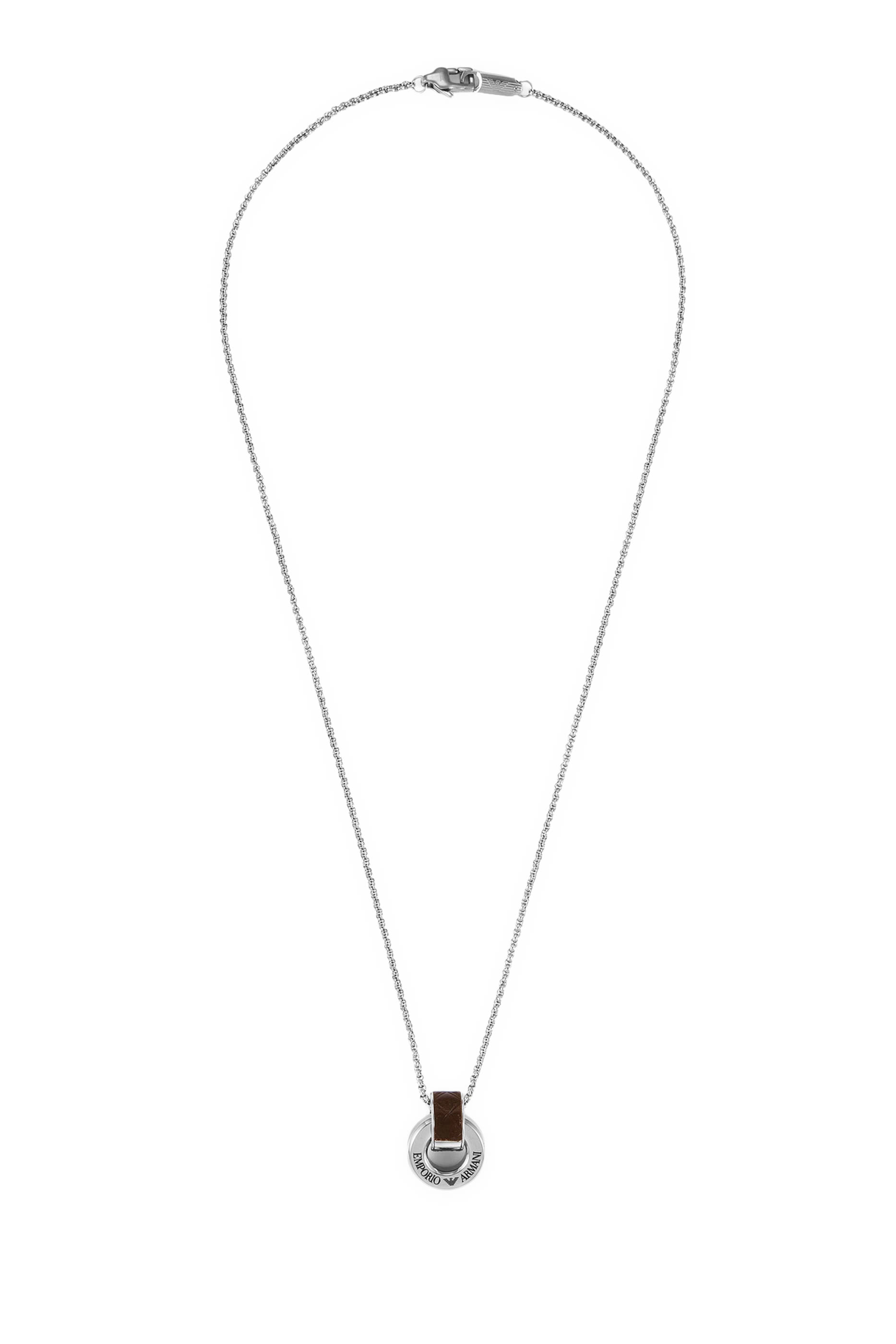 قلادة بدلاية بشعار الماركة ستانلس ستيل