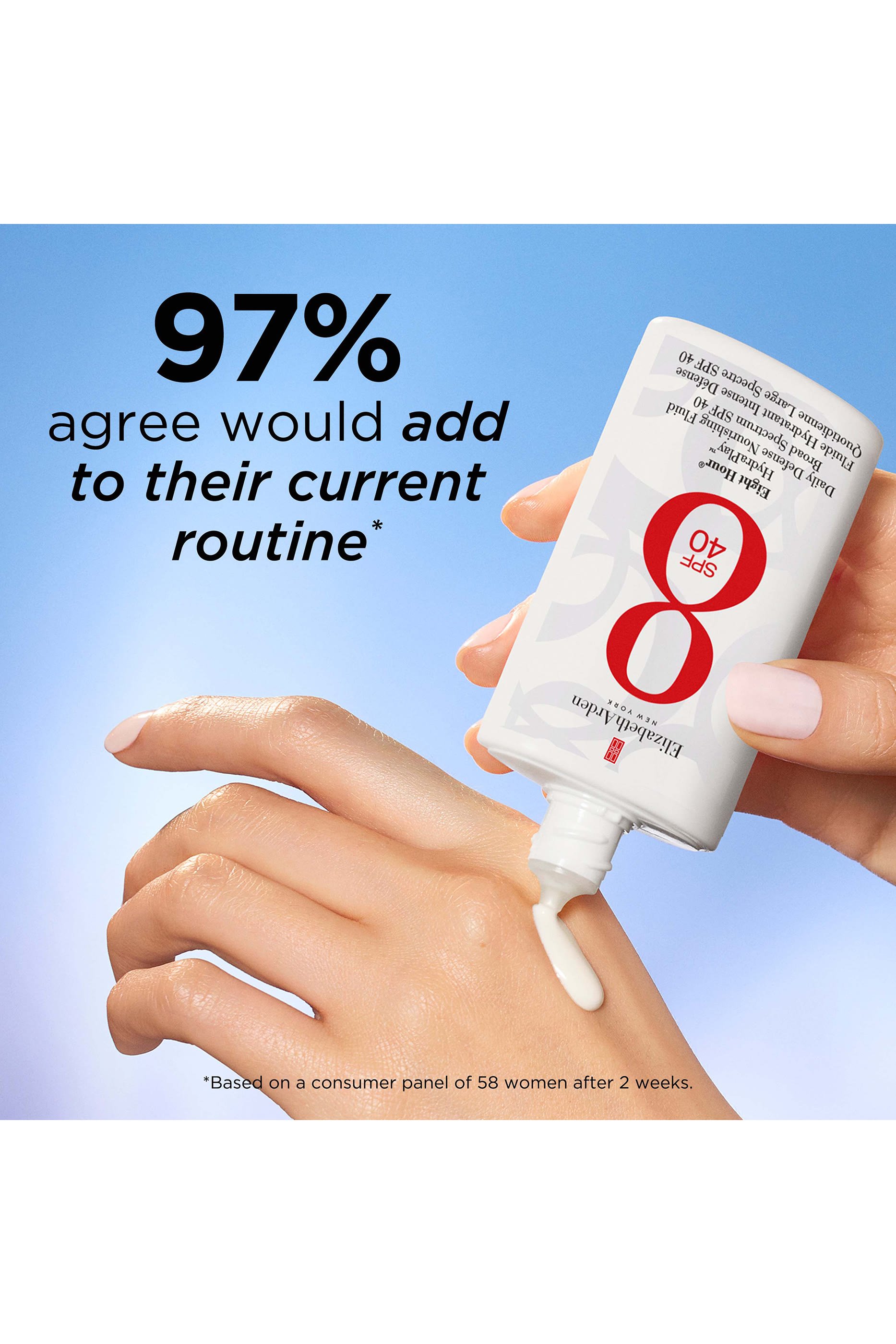 واقي للحماية اليومية إيت أور هيدرا بلاي سائل لتغذية البشرة بعامل SPF 40 ممتد المفعول