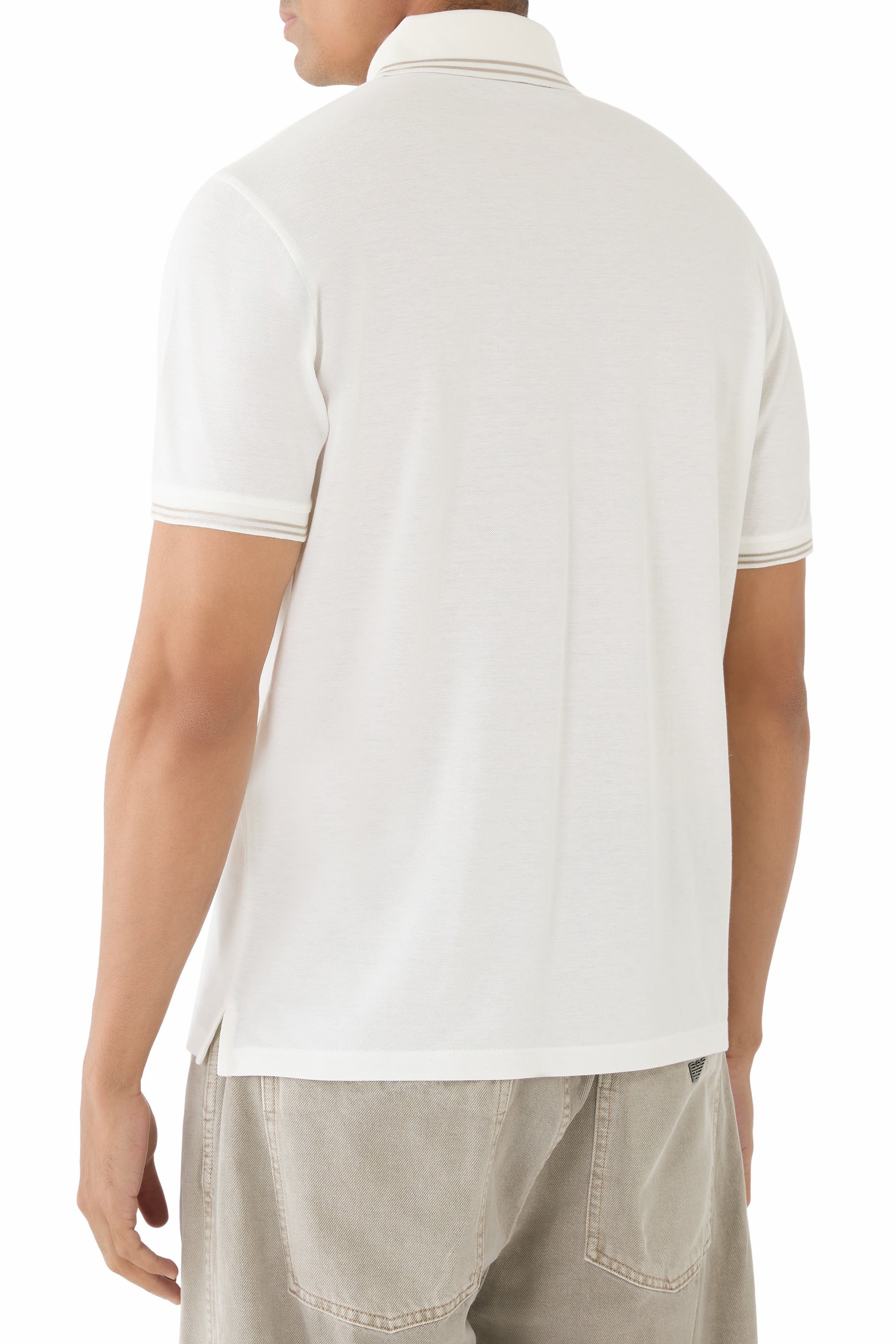 قميص بولو بشعار الماركة بحجم صغير جيرسيه