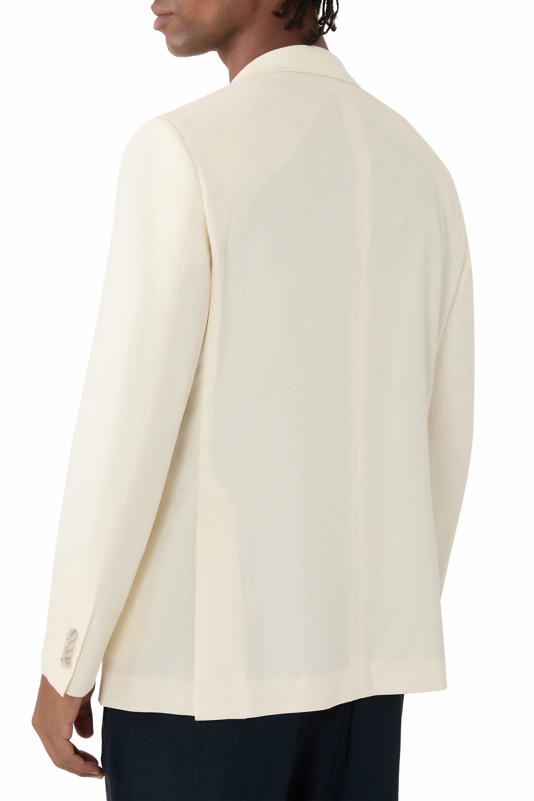 بليزر كشمير وحرير جيرسيه