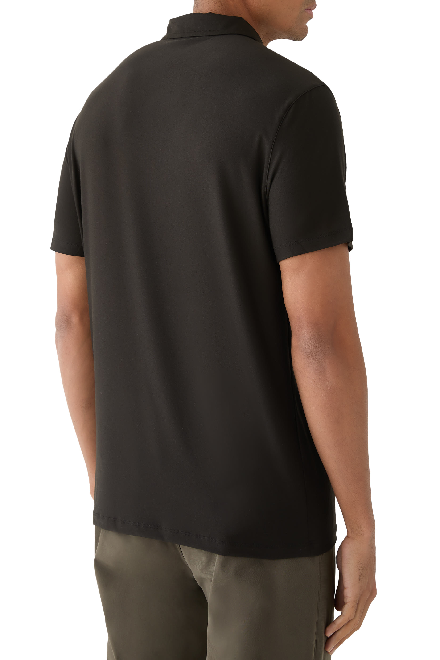 قميص بولو ستراتو قماش معالج