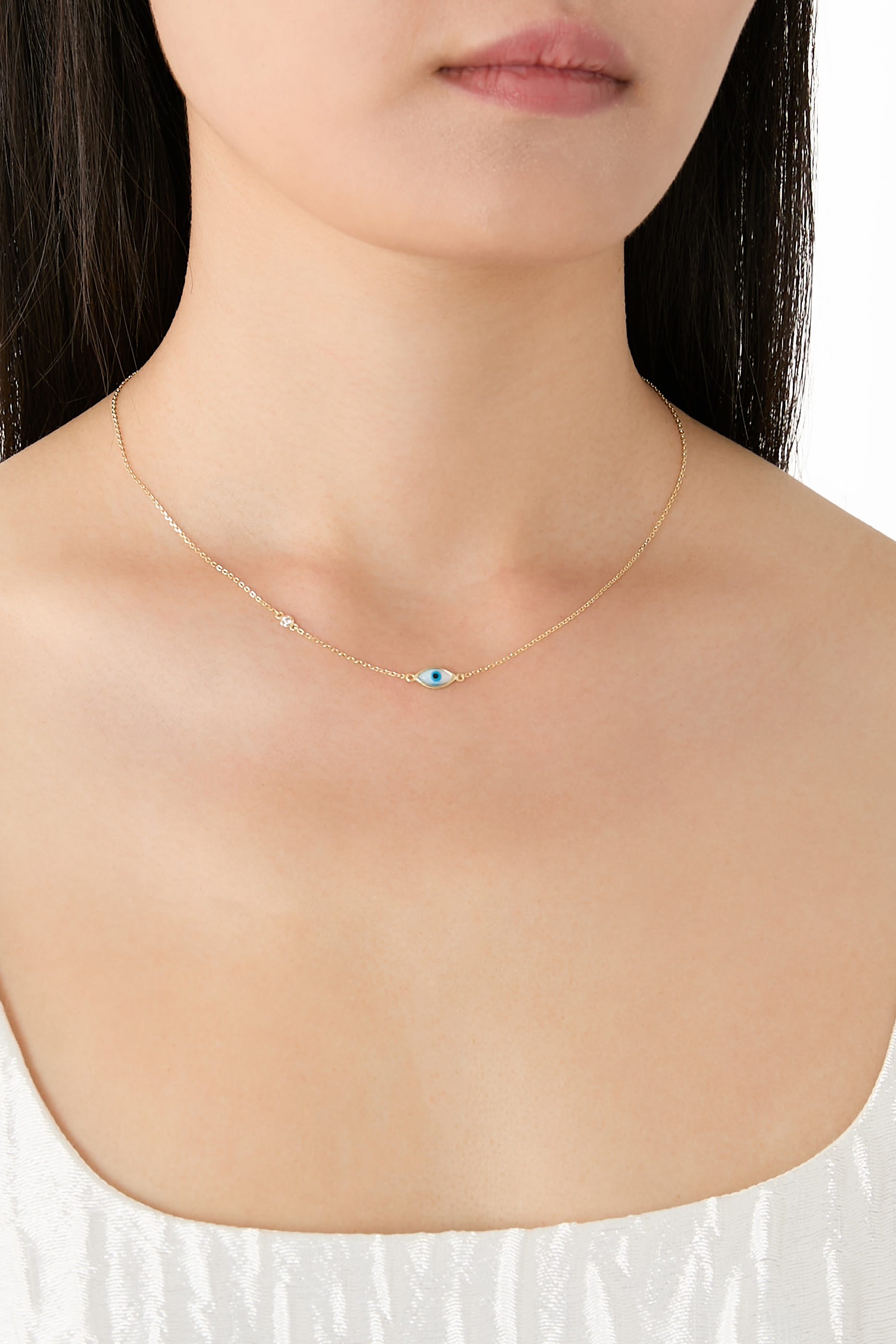 قلادة ماديسون، معدن مطلي بالذهب