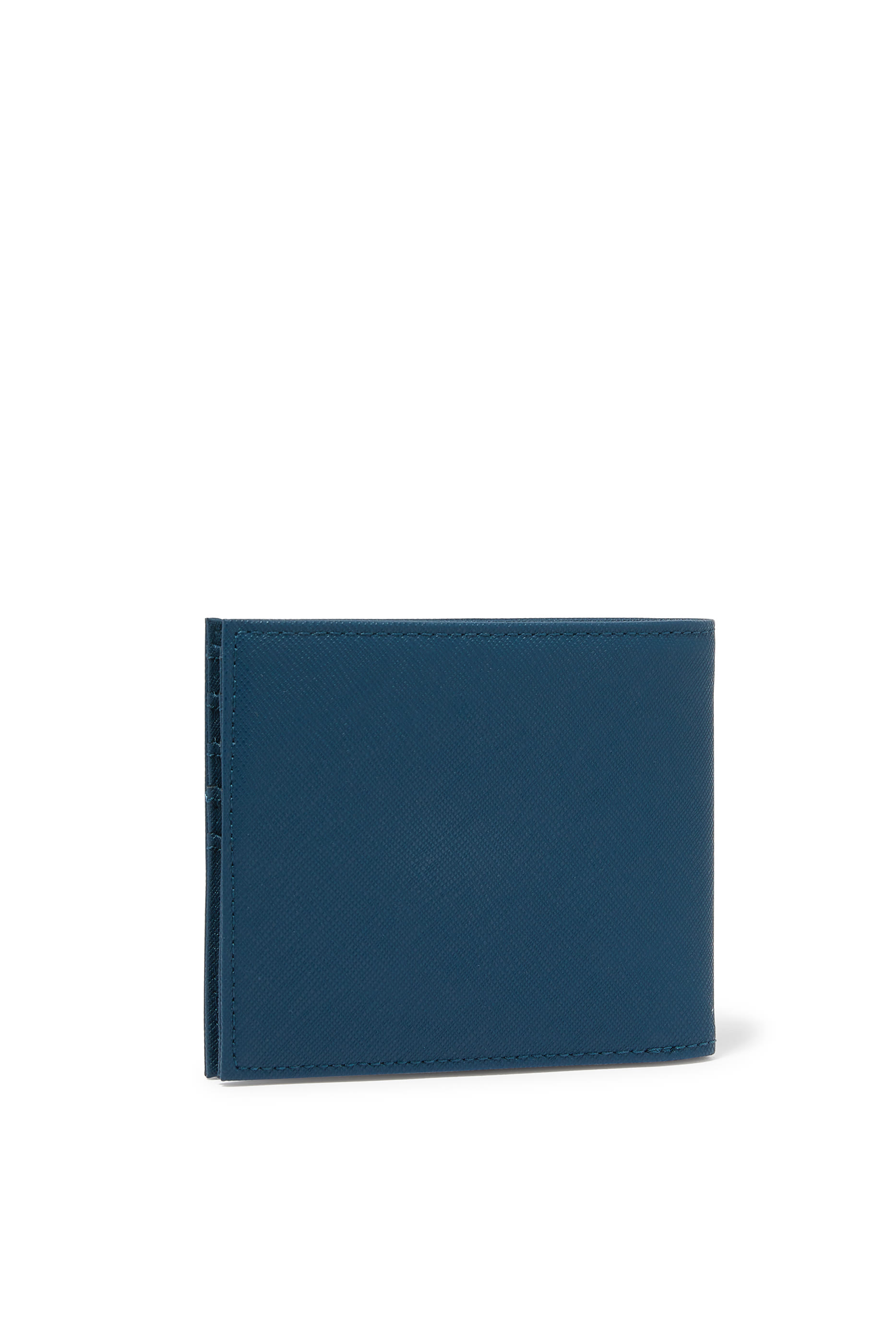 محفظة بتصميم ثنائي الطي بشعار الماركة سافيانو