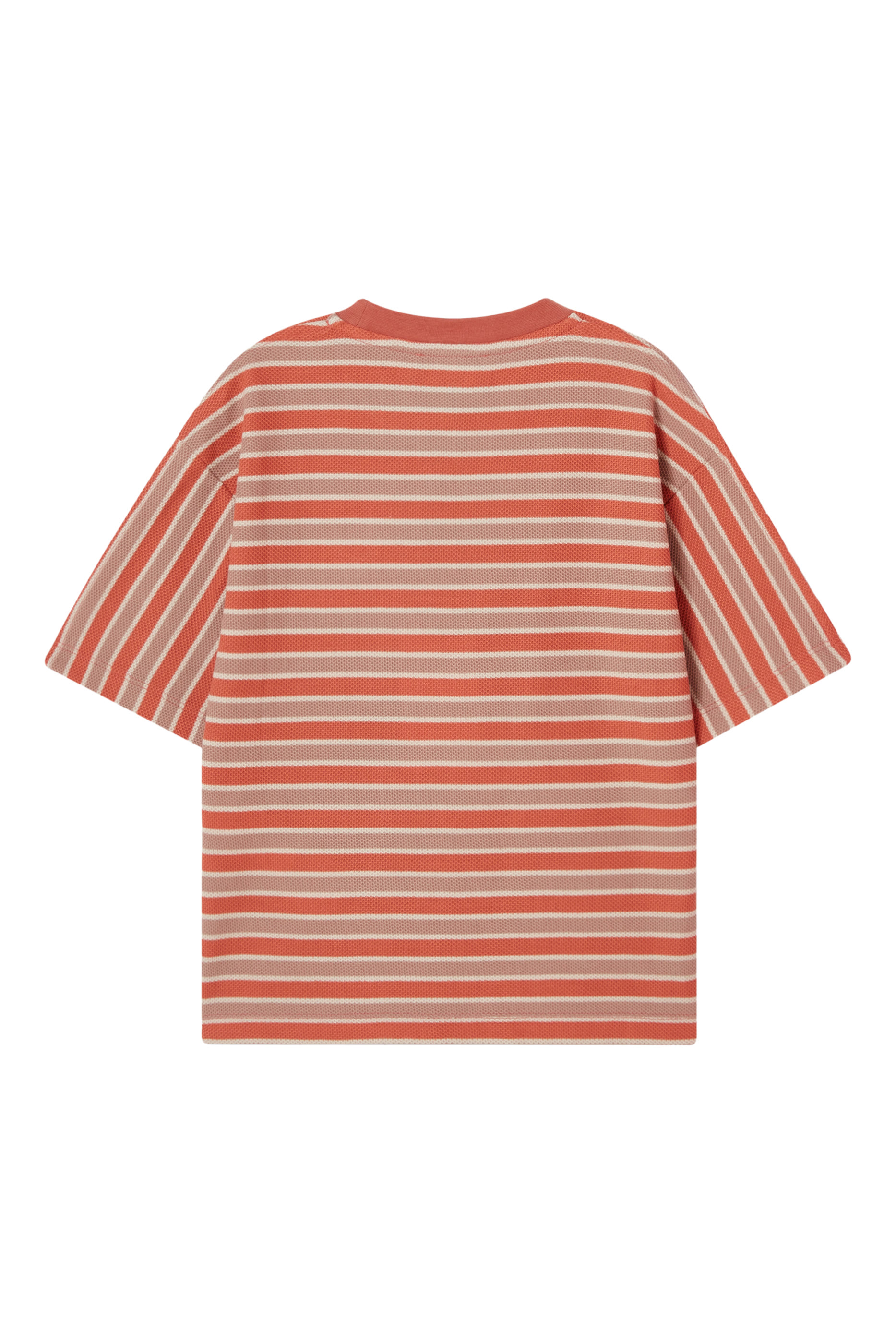 تيشيرت مخطط بشعار الماركة للأطفال