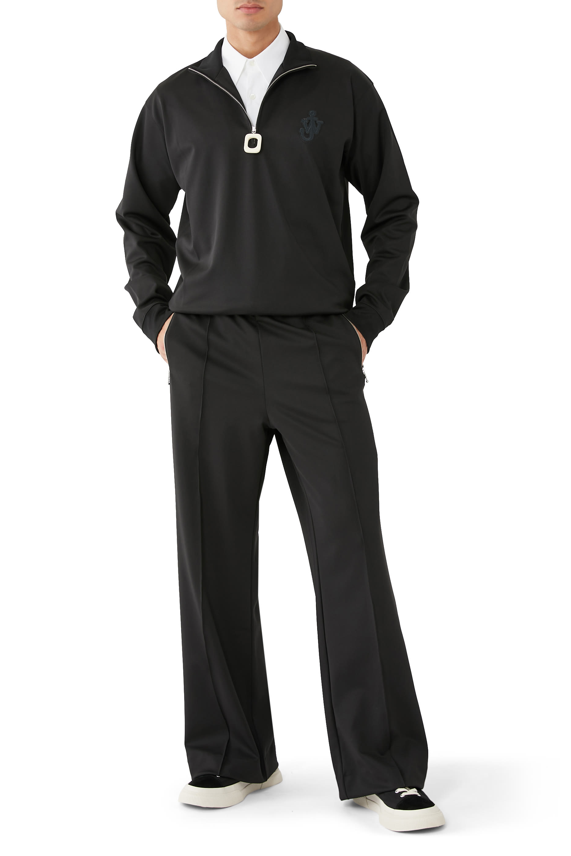 بنطال رياضي بحافة واسعة