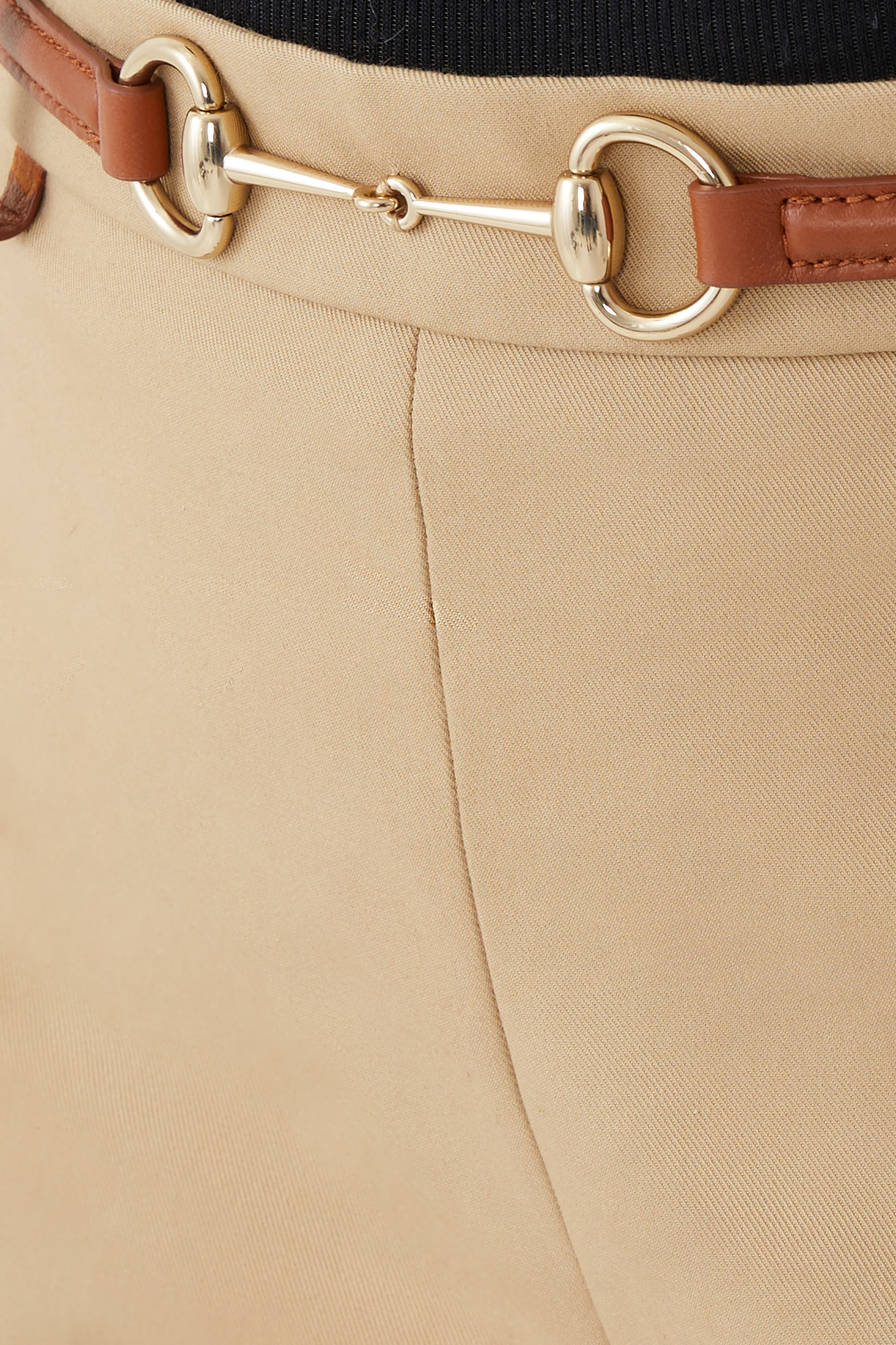 بنطال بحلية لجام الحصان قطن دريل