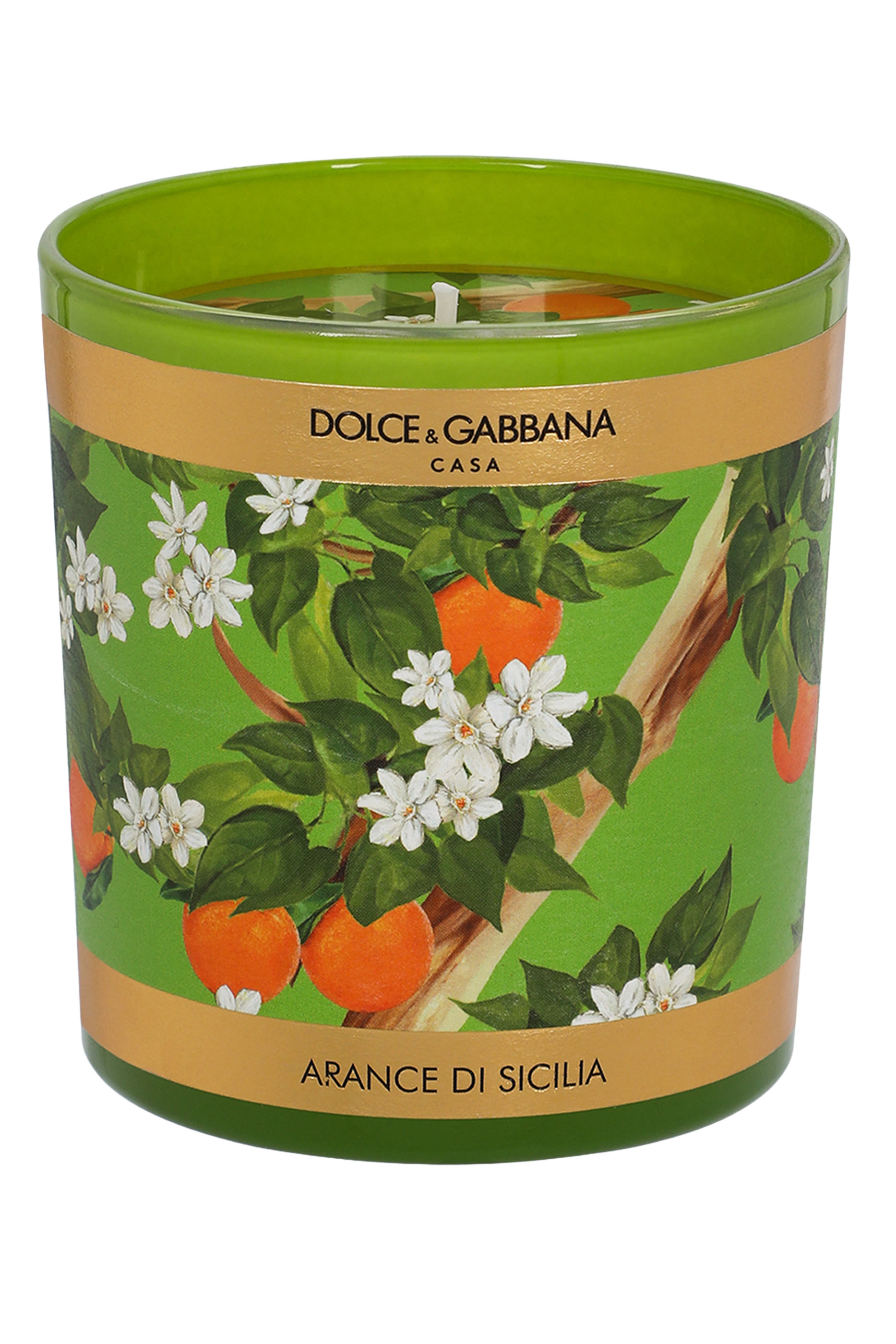 شمعة معطرة سيسيليان اورانج بشعار الماركة