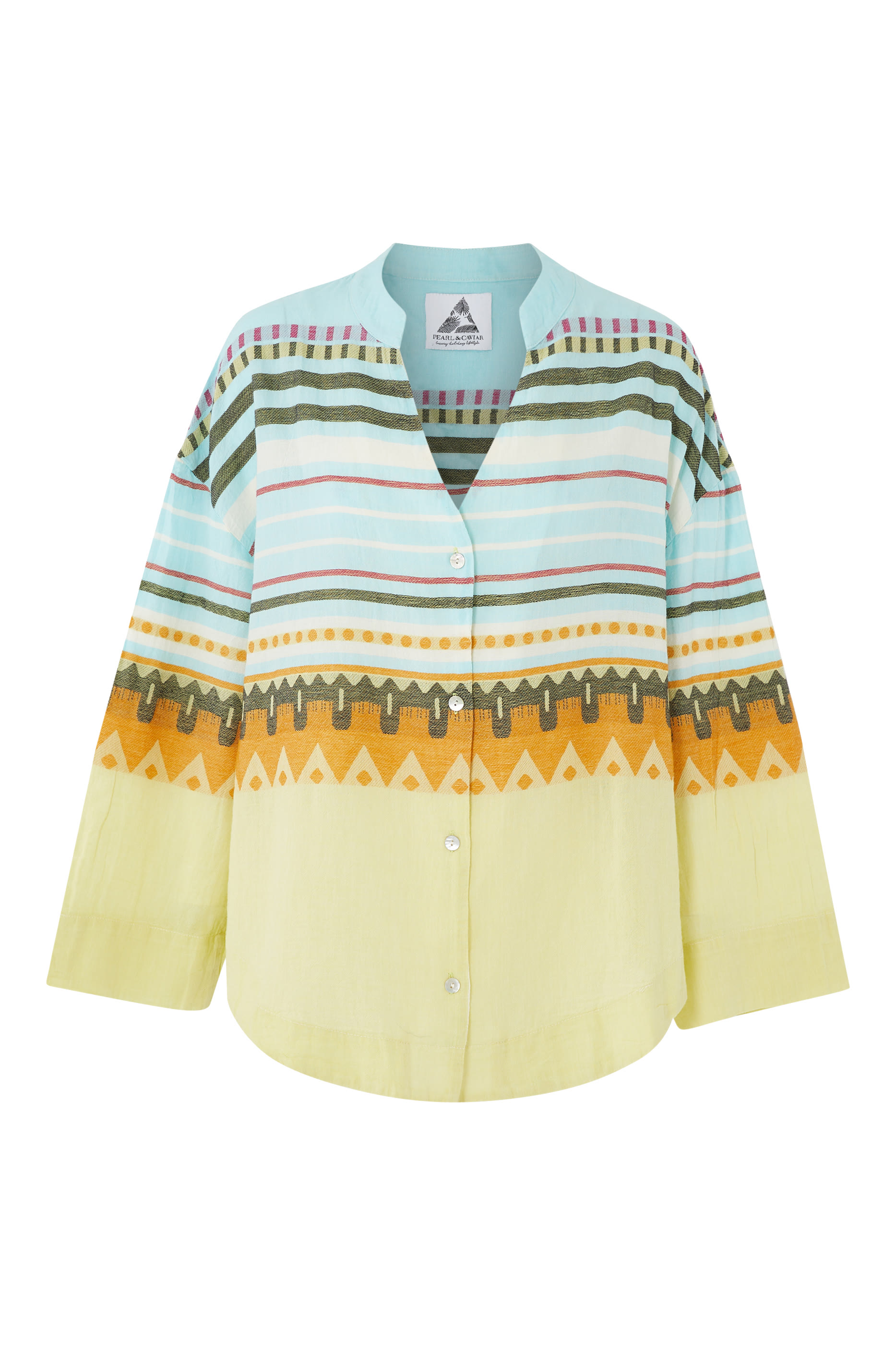 قميص بنقشة زاكار قطن