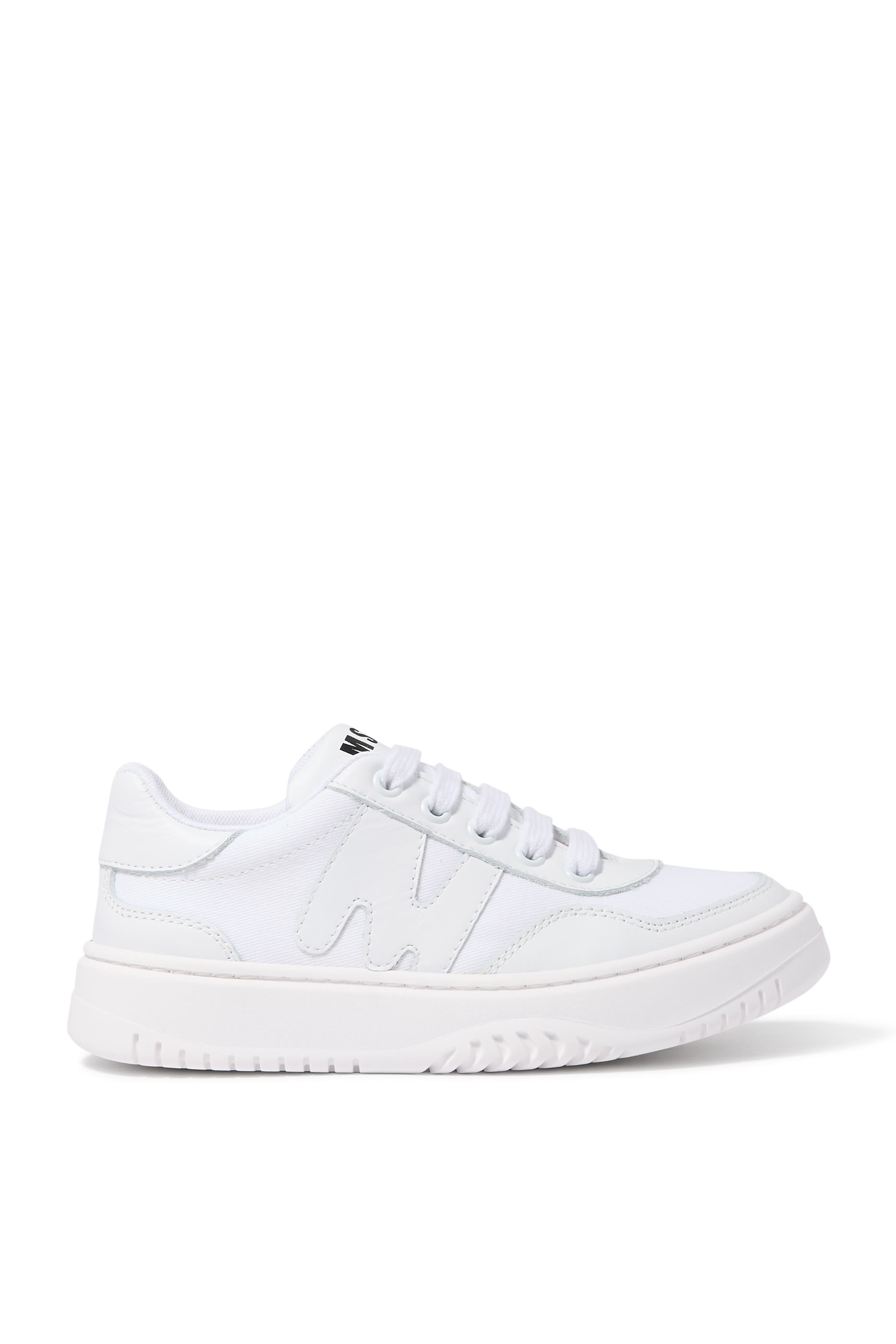 سنيكرز بشعار الماركة جلد للأطفال