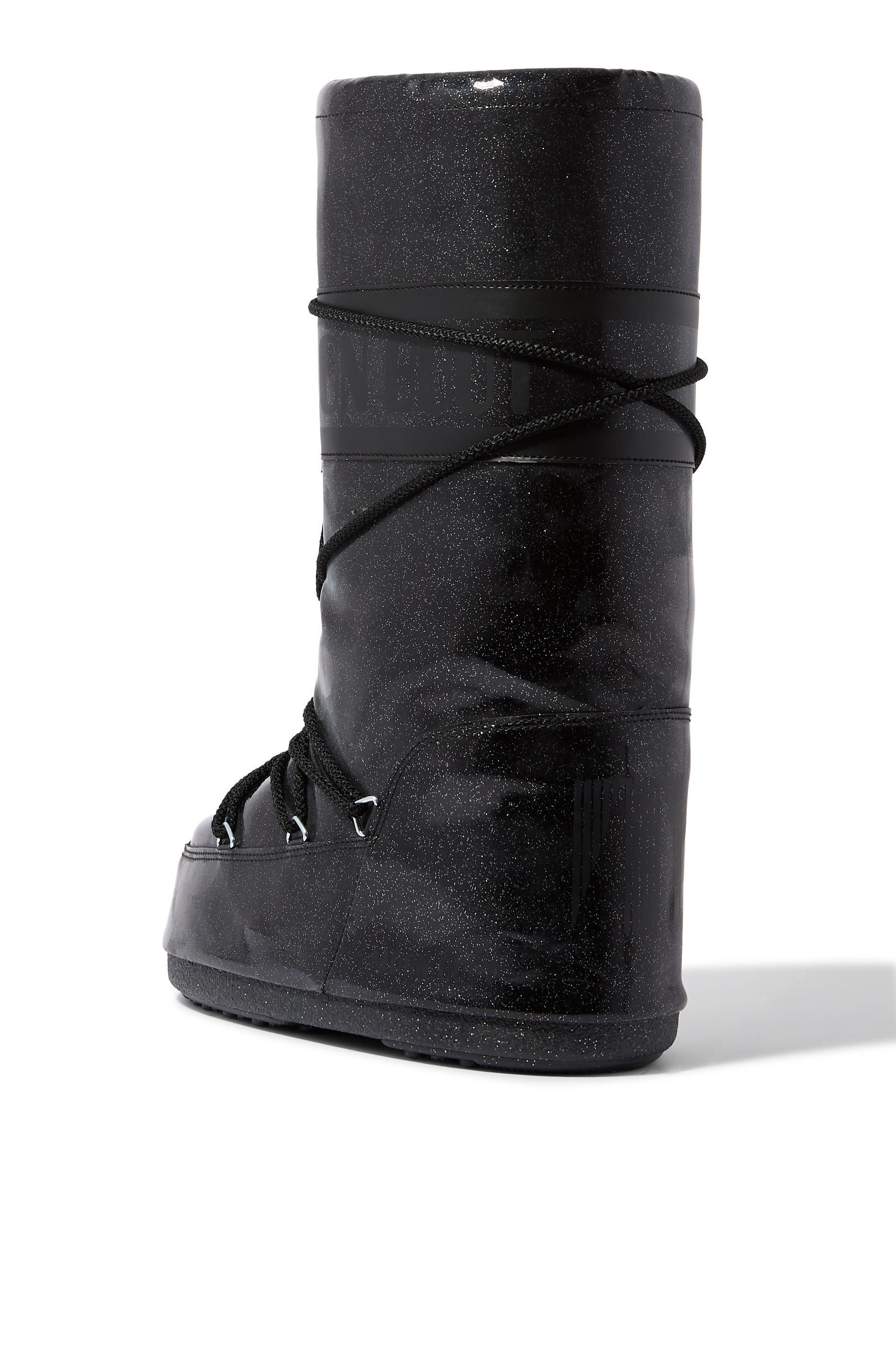 حذاء بوت ايكون مزين بالغليتر