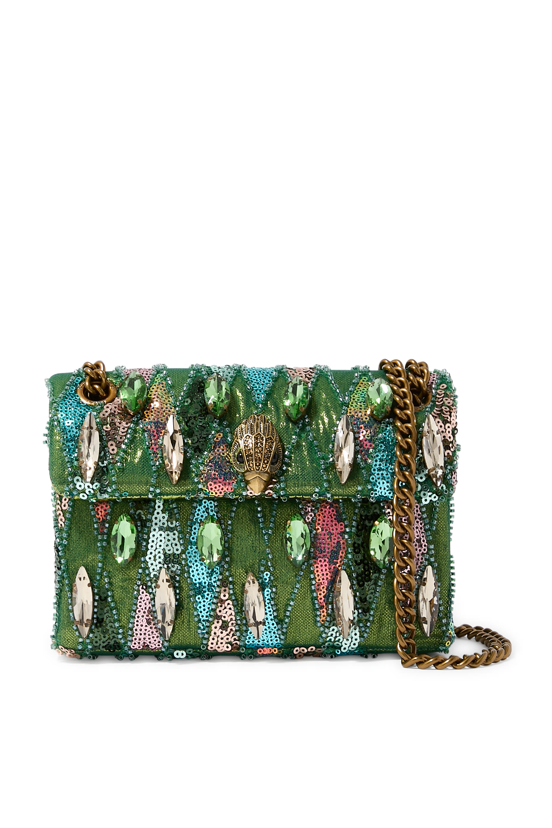 حقيبة كنسنغتون صغيرة مزينة بترتر