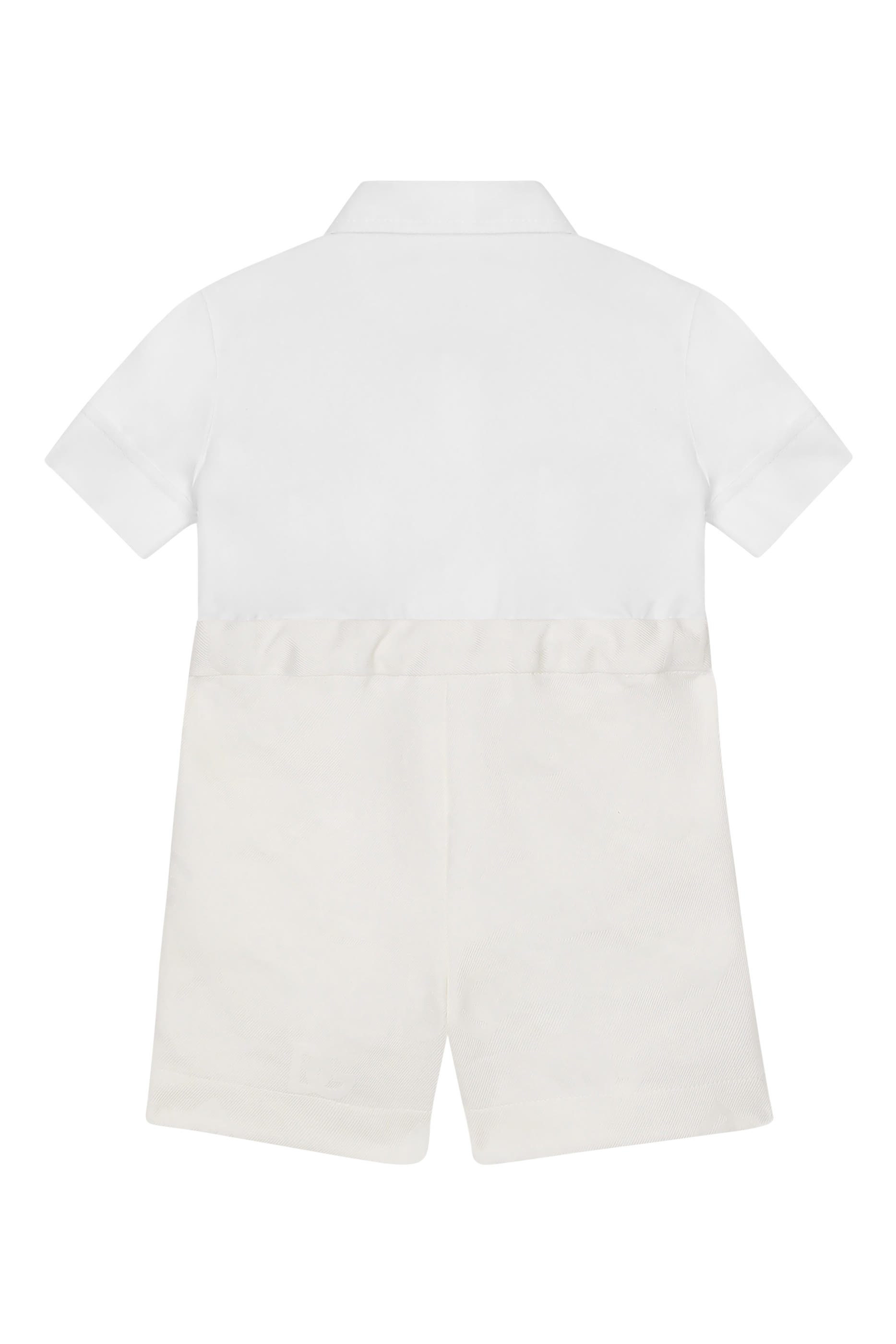 لباس قصير بتصميم قطعة واحدة بتفاصيل فيست للأطفال