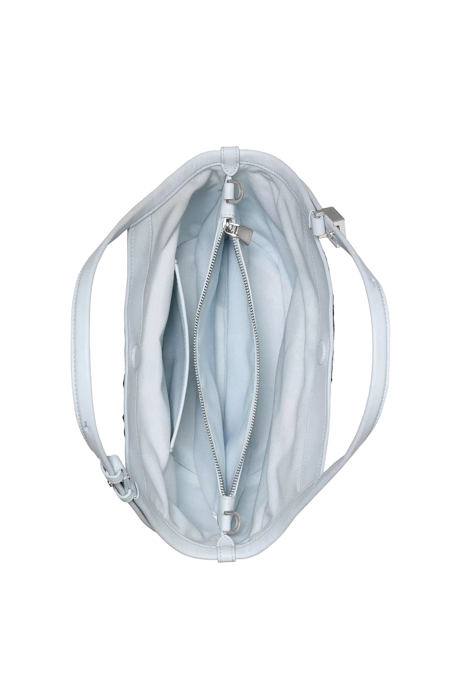 حقيبة يد ديكو صغيرة بنقشة جلد تمساح بتفاصيل زهرة توليب