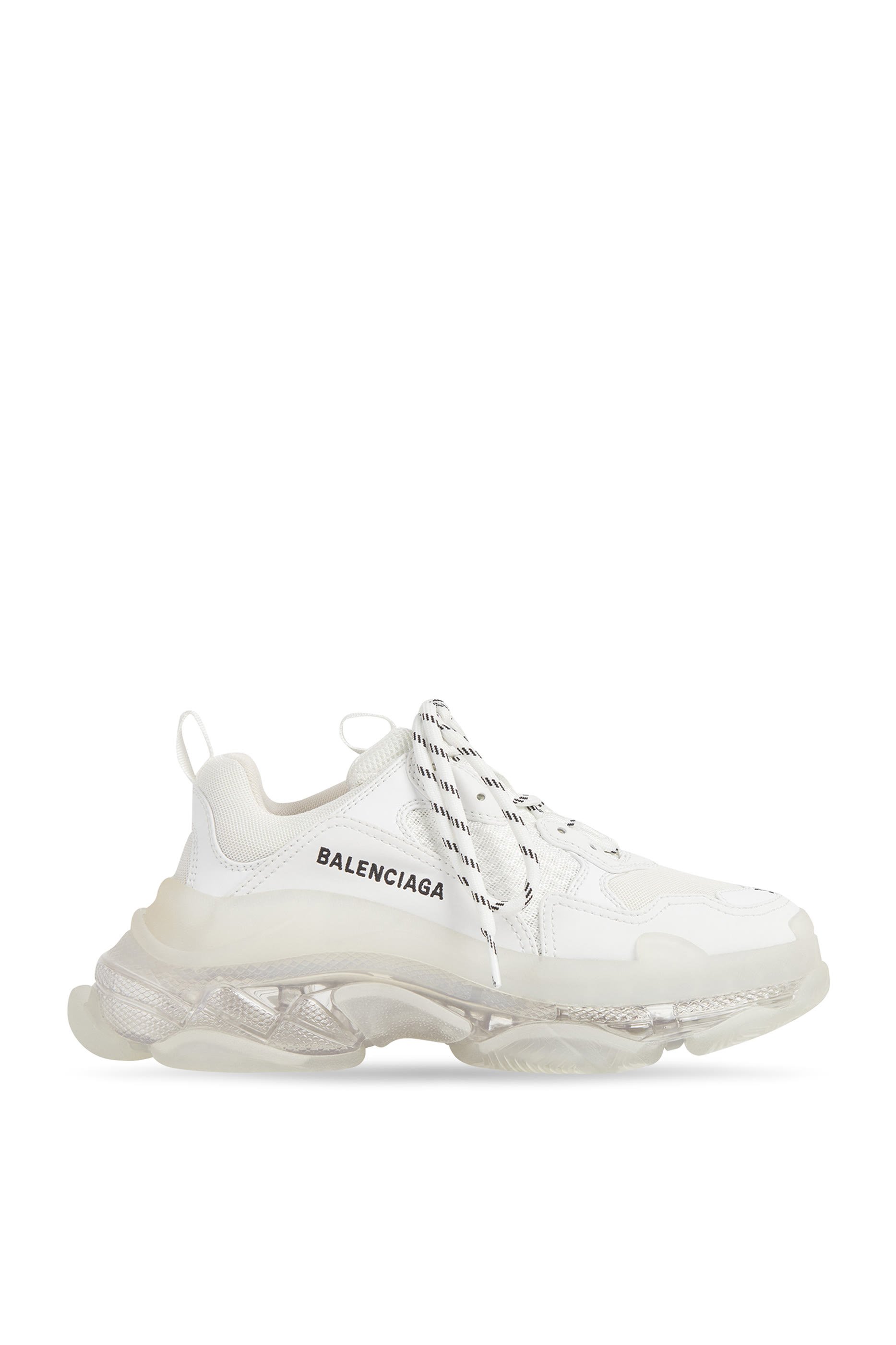 سنيكرز تريبل إس بنعل شفاف