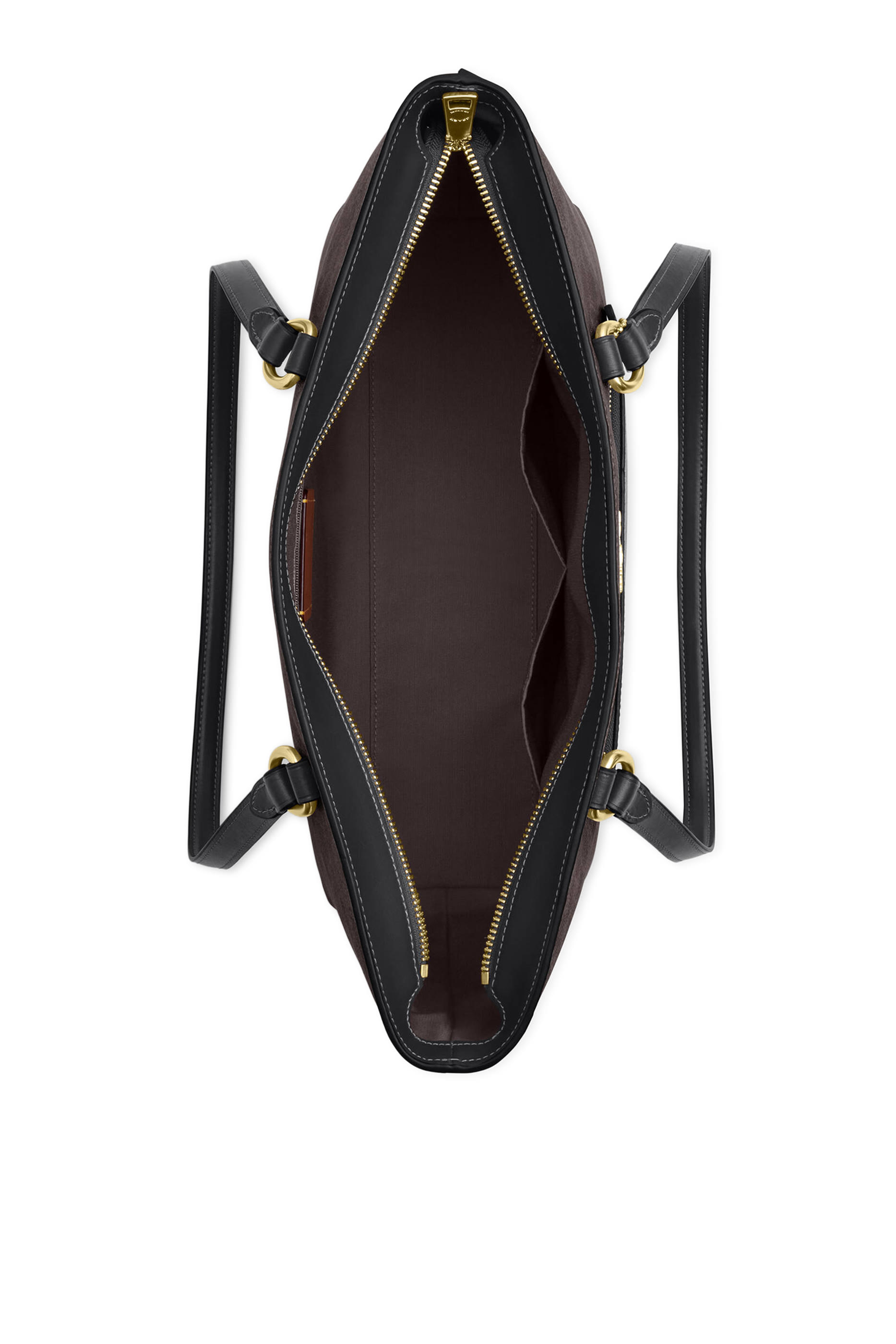 حقيبة يد ستيشن قماش قنب بشعار الماركة