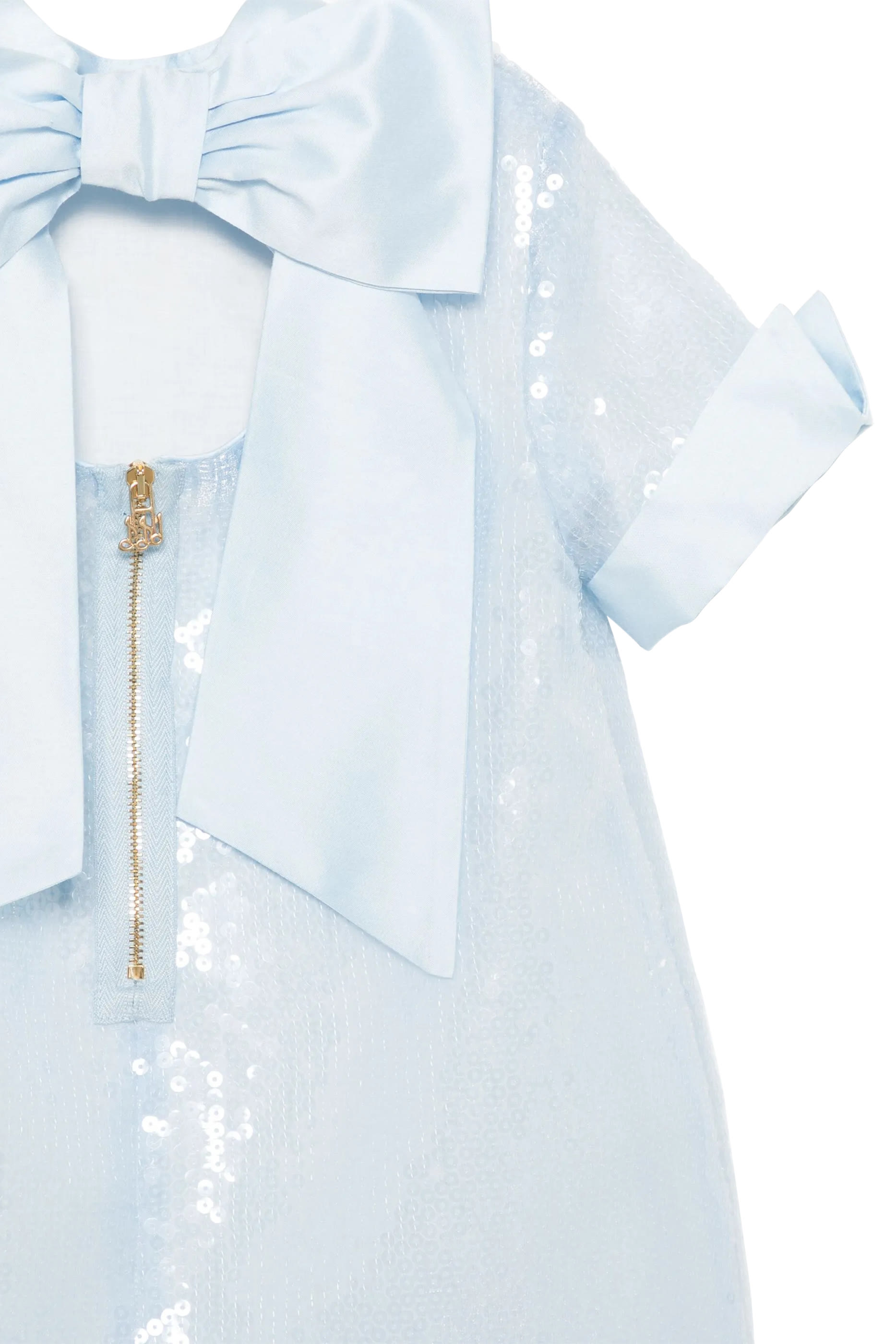 فستان بترتر وربطة فيونكة للأطفال