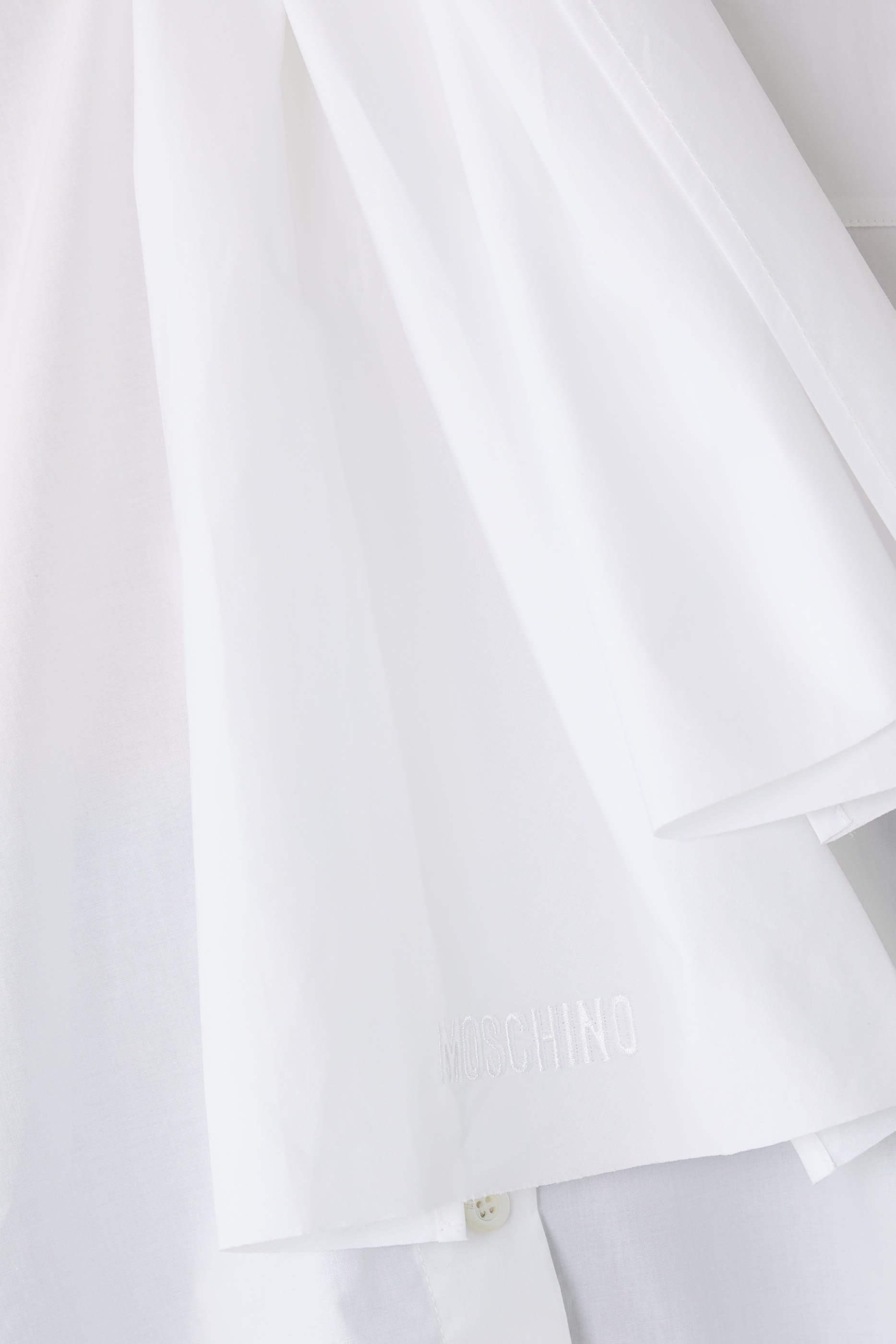 قميص قطن بوبلين مطاطي