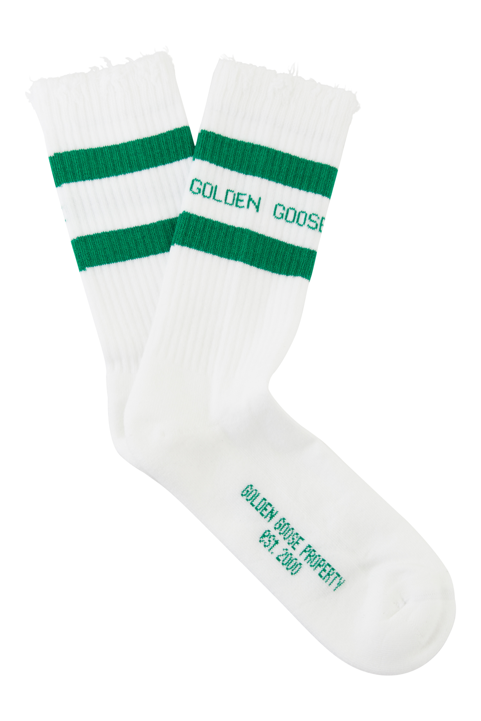 جوارب قطن بتفاصيل ممزقة