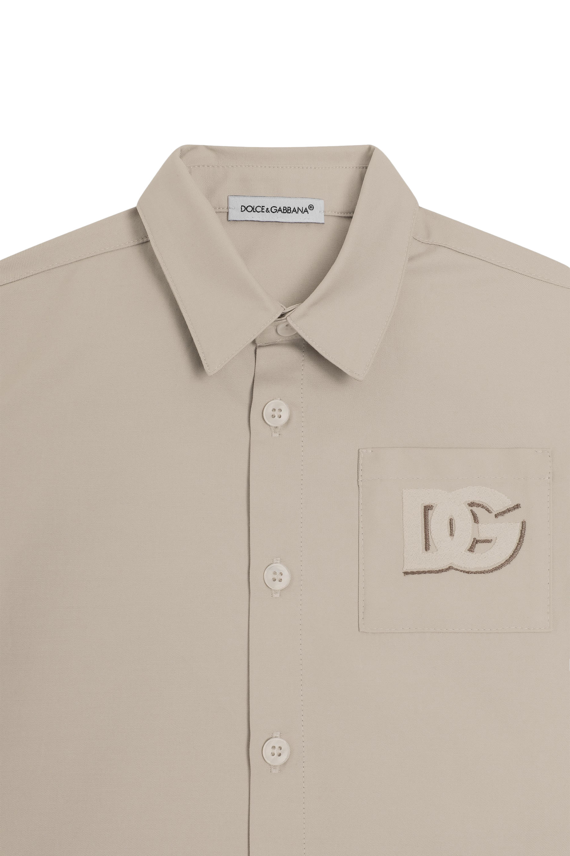 قميص بحرفي شعار الماركة للأطفال