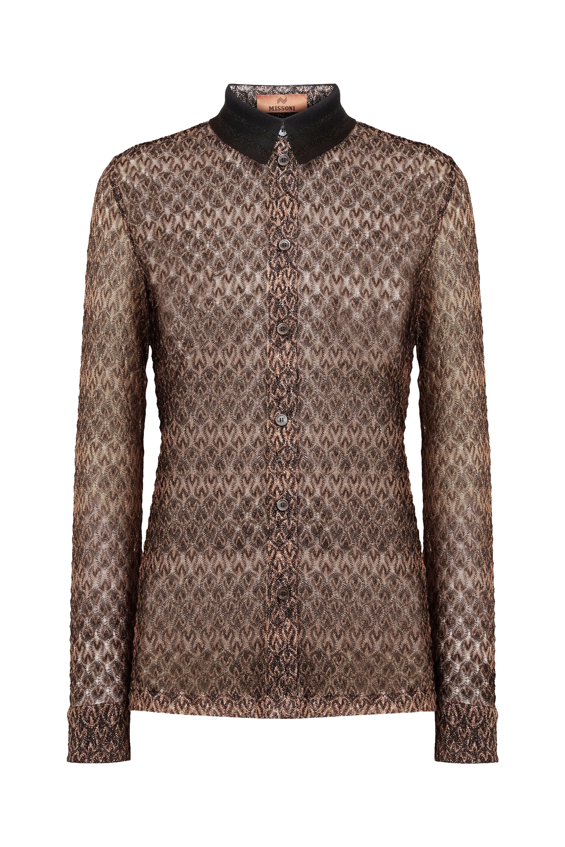 قميص دانتيل لامع