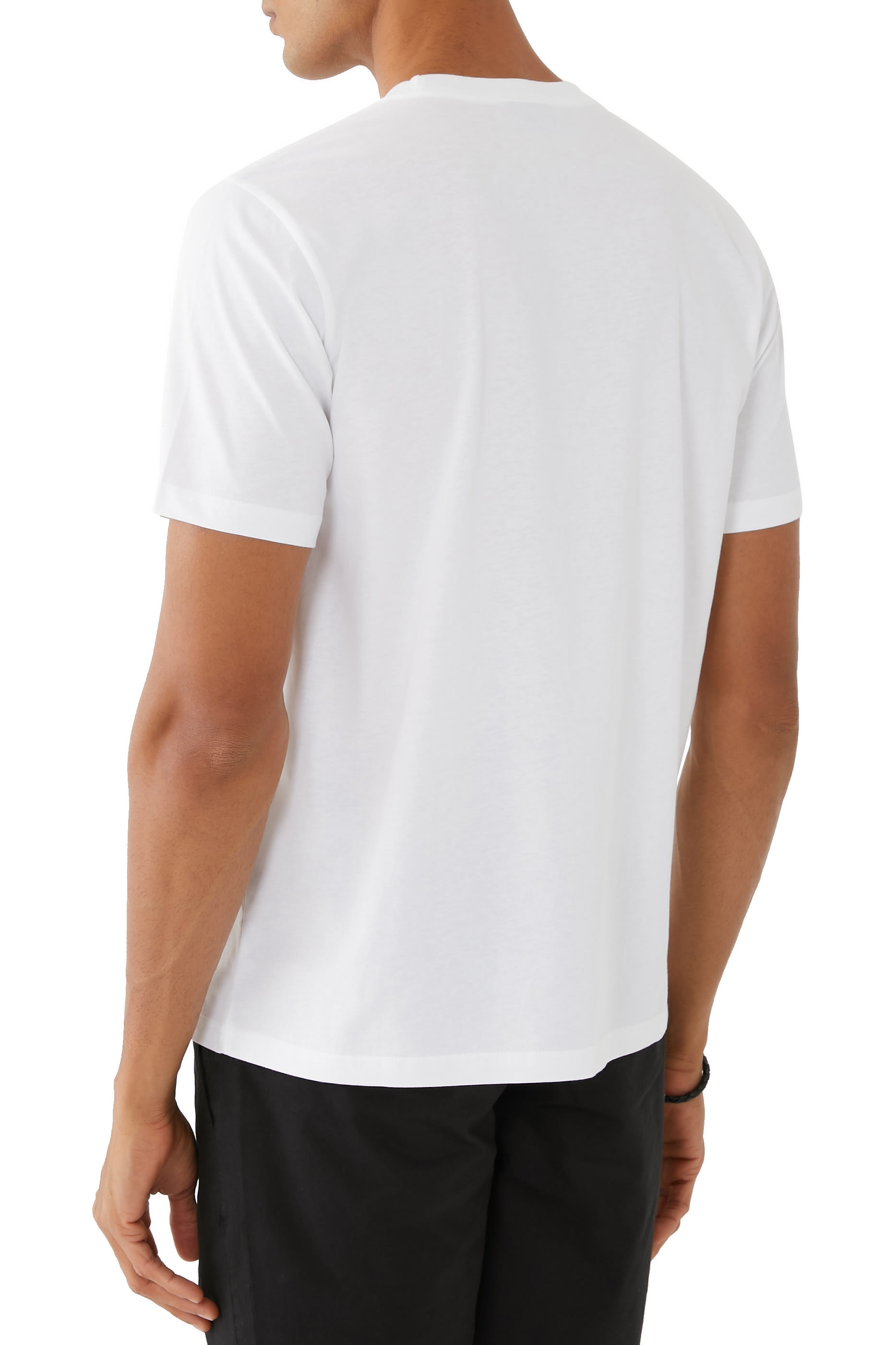 تيشيرت قطن بشعار الماركة 