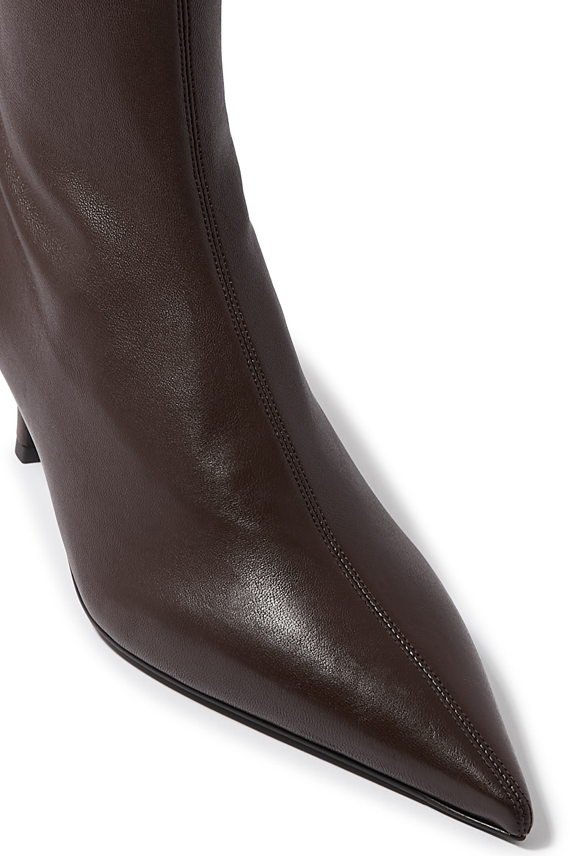 بوت 50 بطول الكاحل جلد