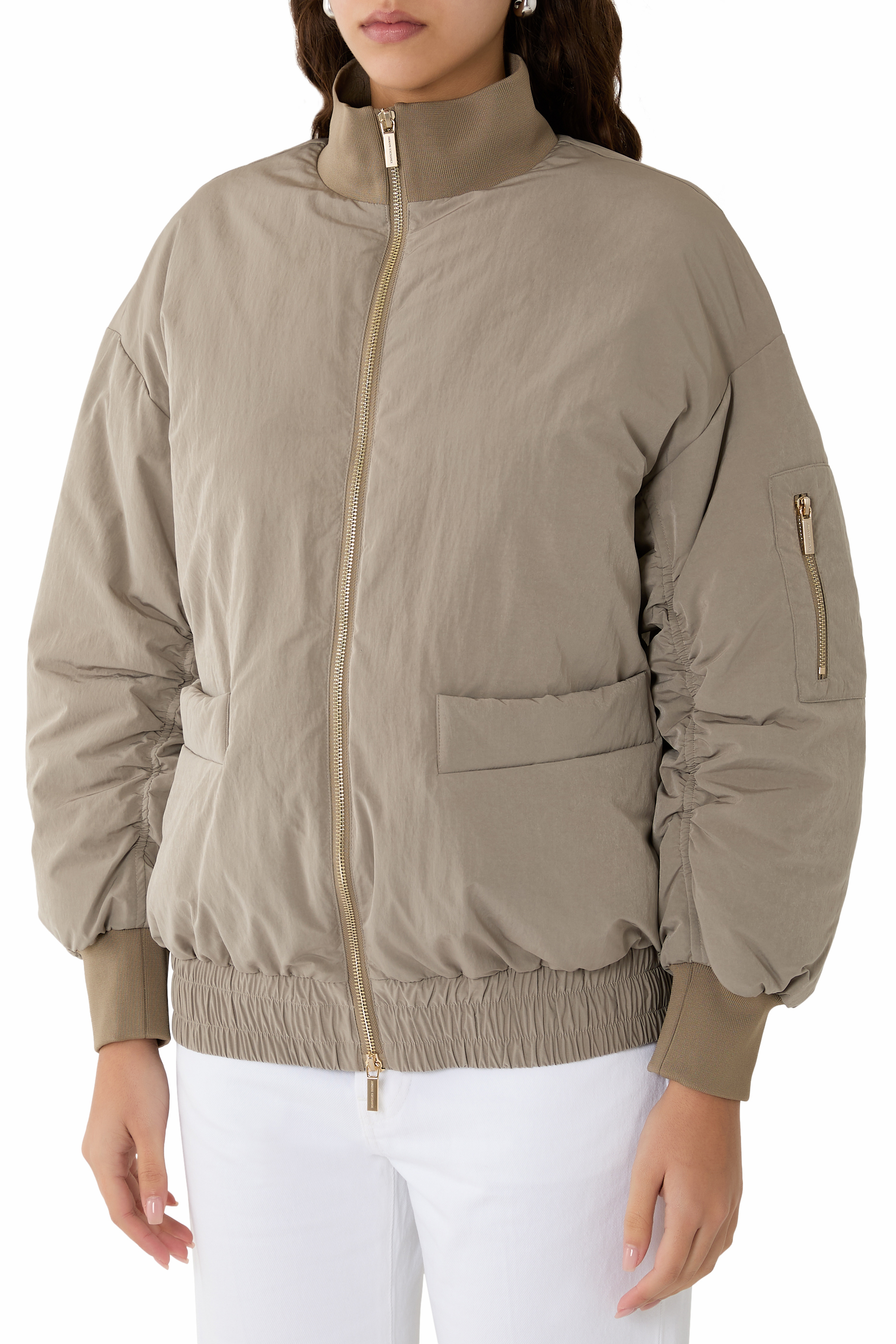 Recycled Nylon Bomber Jacket