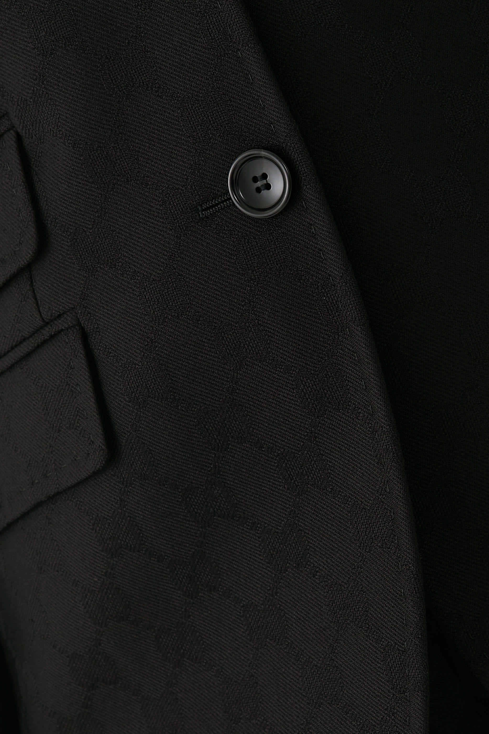 جاكيت بنقشة حرفي شعار الماركة صوف جاكار