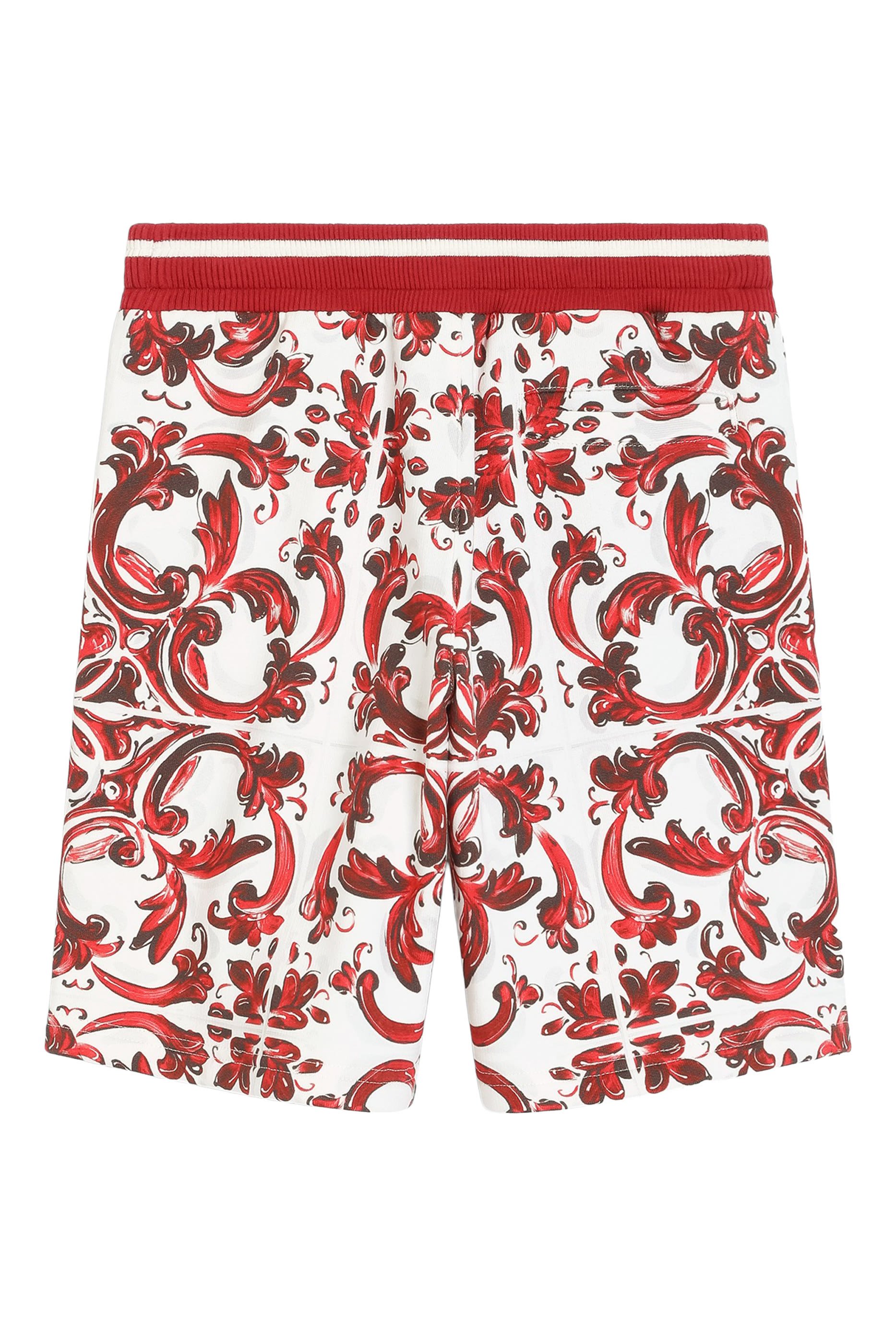 Kids Majolica-Print Bermuda Shorts