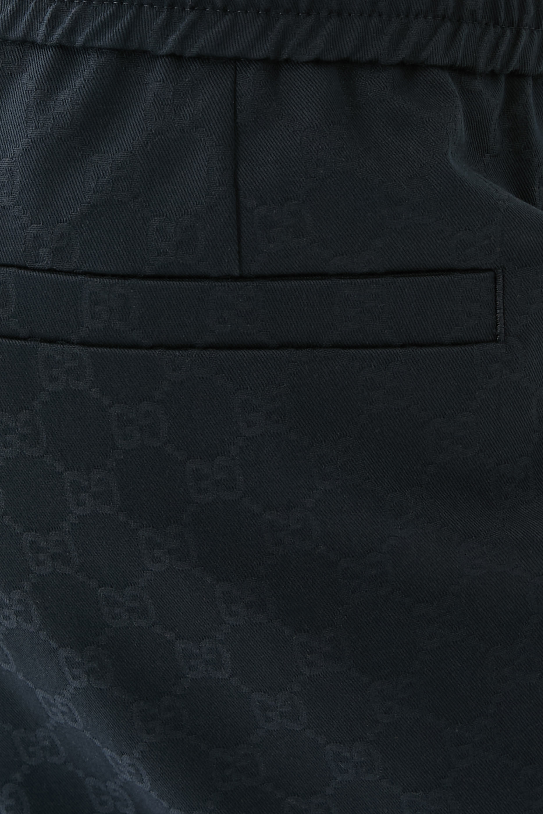 بنطال بشعار الماركة قطن غابردين