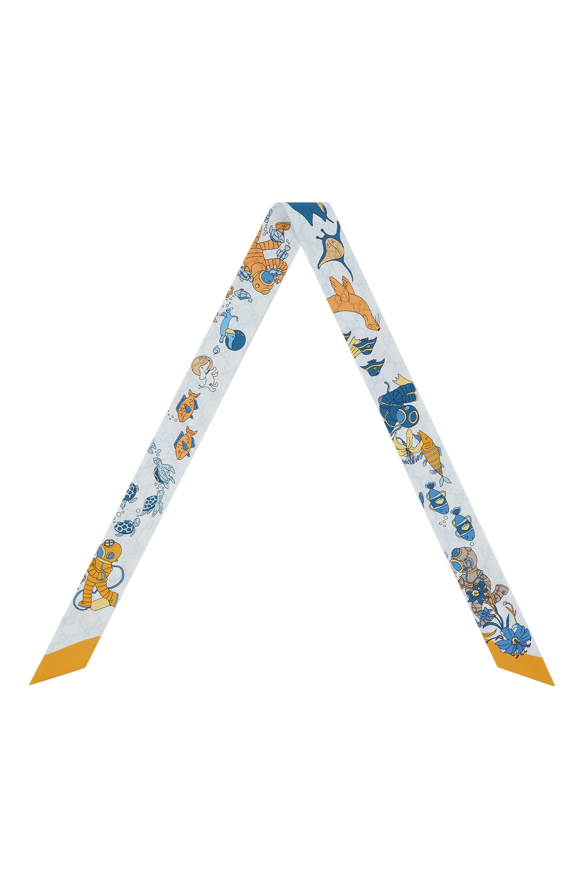 شريط حرير بطبعات