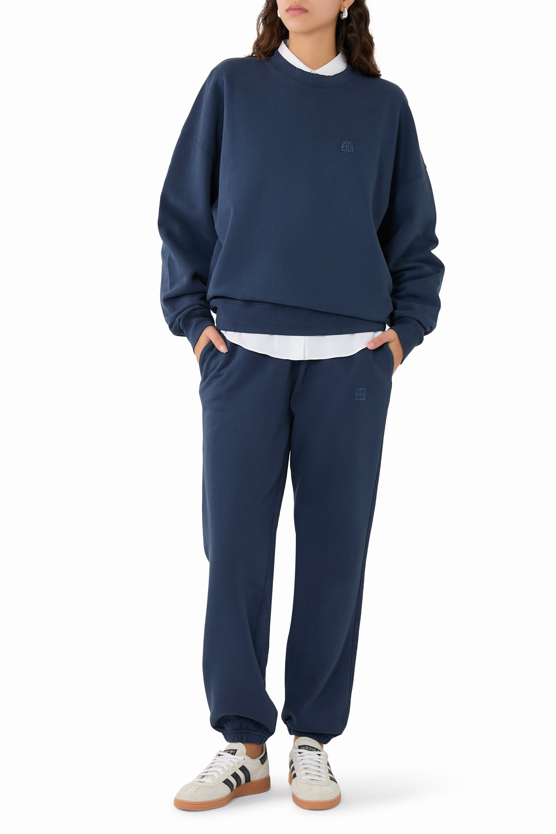 بنطال رياضي كارتر برقعة مربعة بحروف شعار الماركة