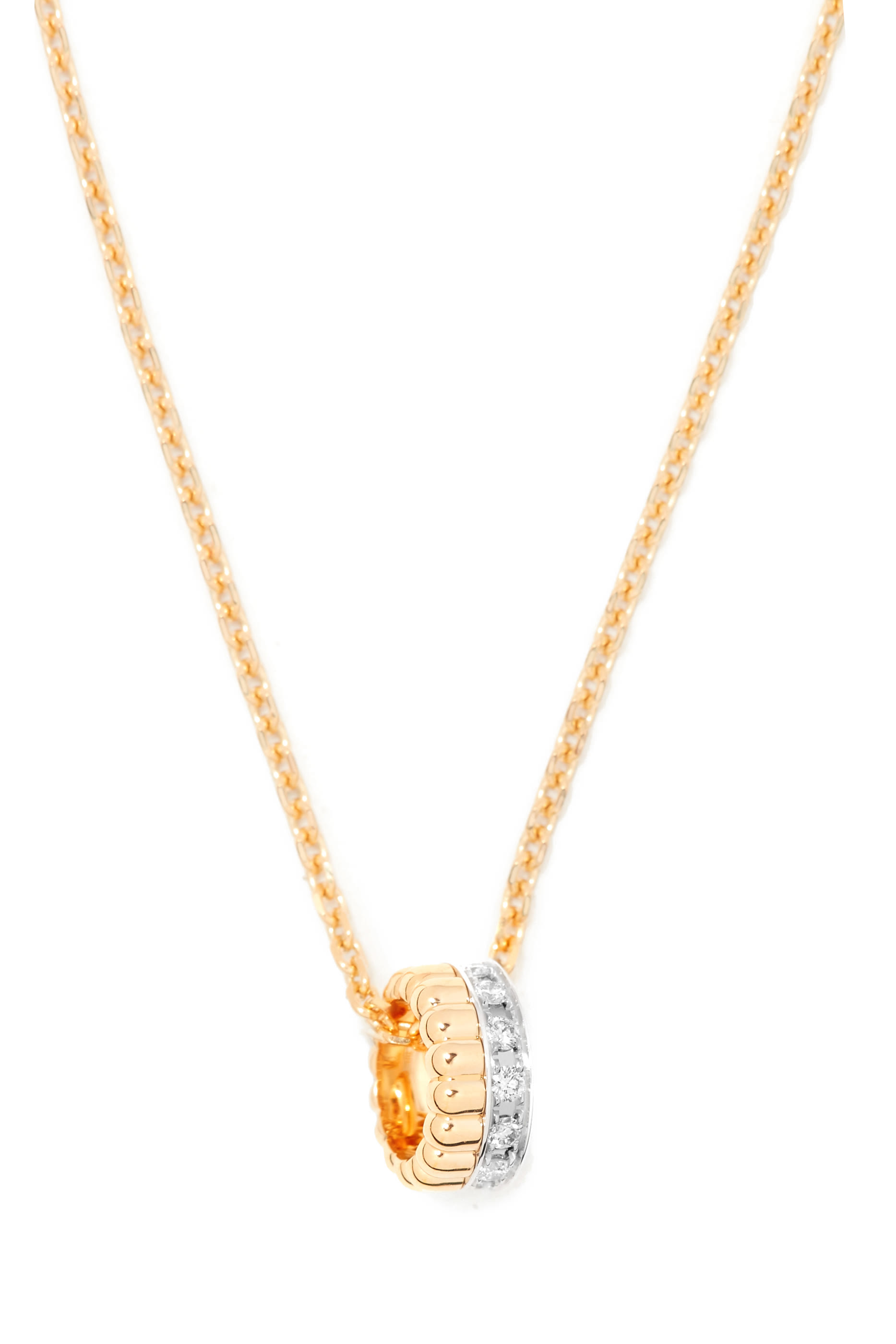 قلادة كاتر إصدار راديان بدلاية صغيرة مرصعة بالماس بافيه